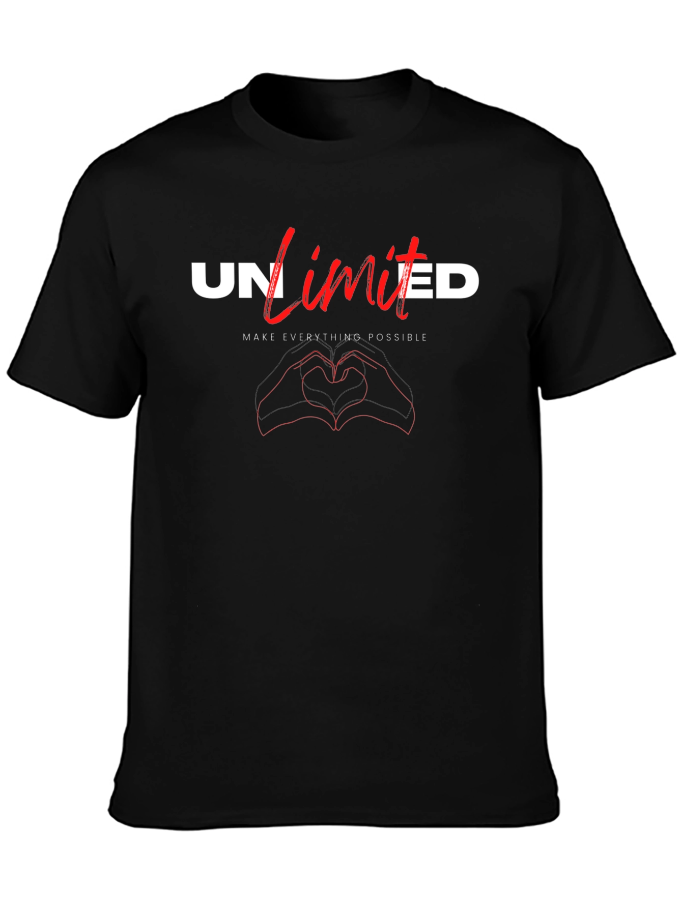 Unlimited Vision Black Graphic Tee