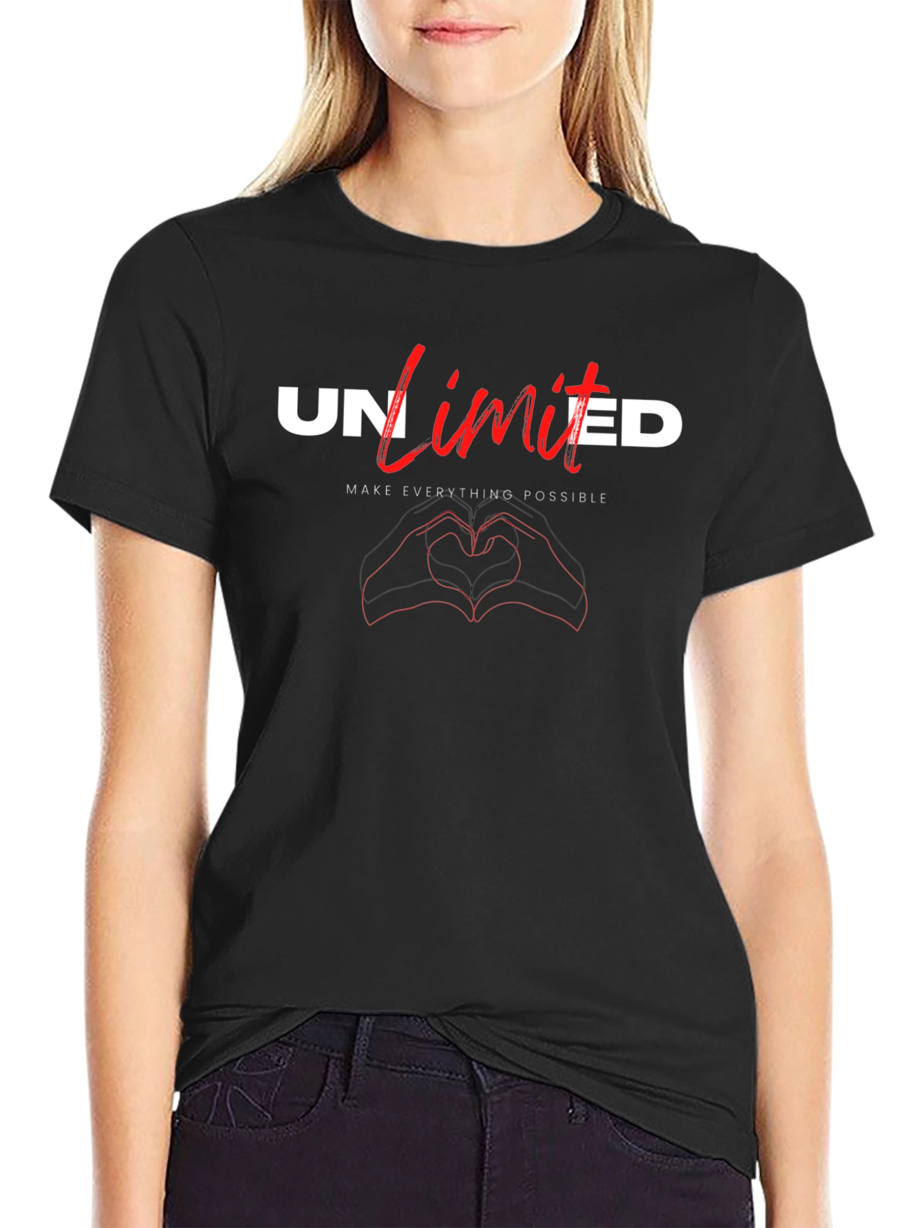 Unlimited Vision Black Graphic Tee