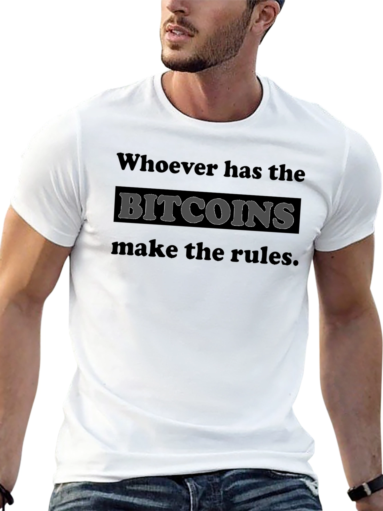 Bitcoin Rules T-Shirt - Crypto Tee