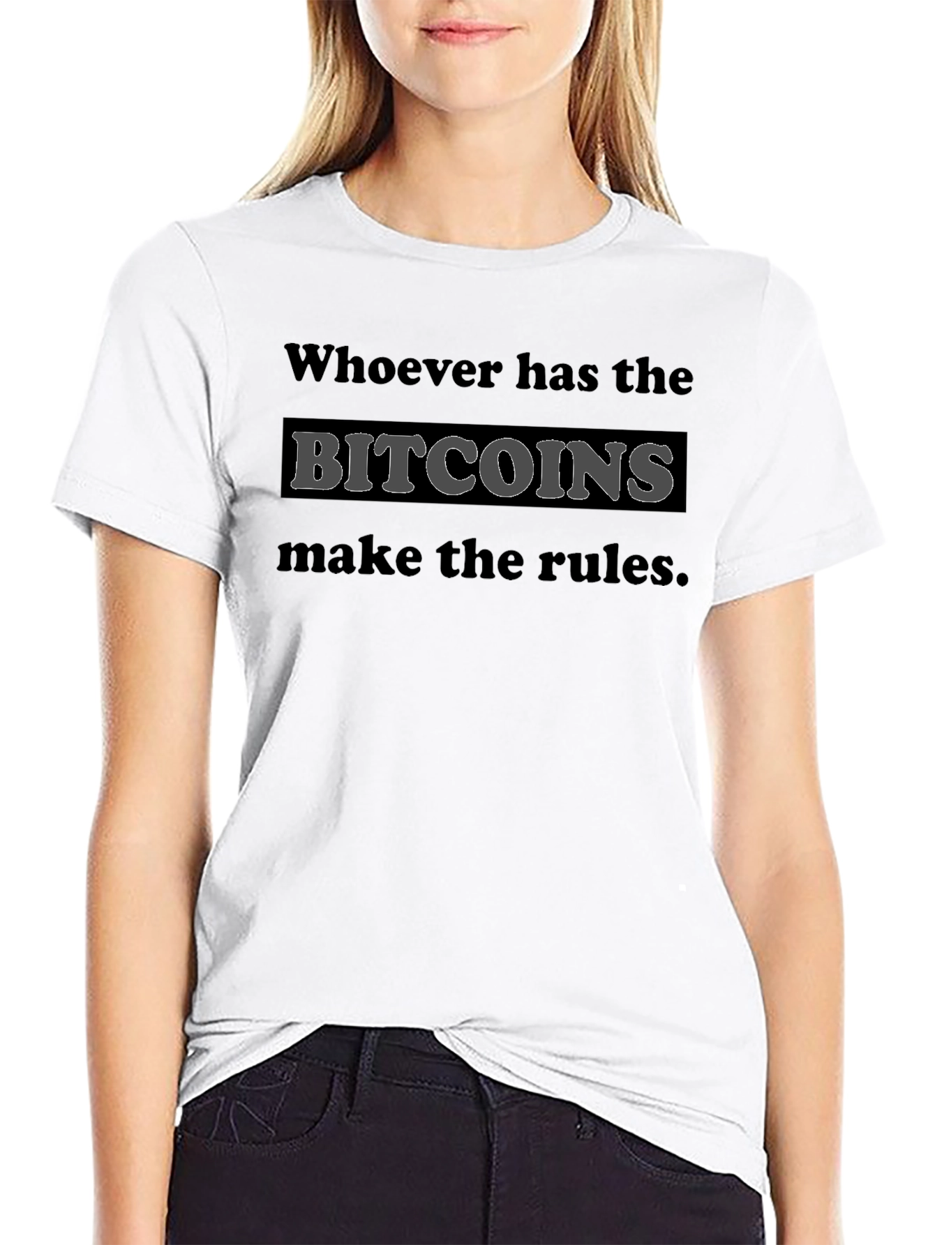 Bitcoin Rules T-Shirt - Crypto Tee