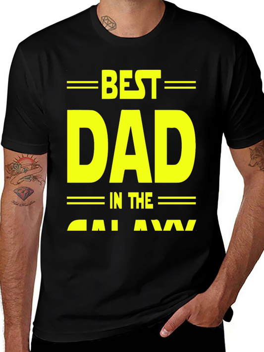 Best Dad in the Galaxy Graphic T-Shirt