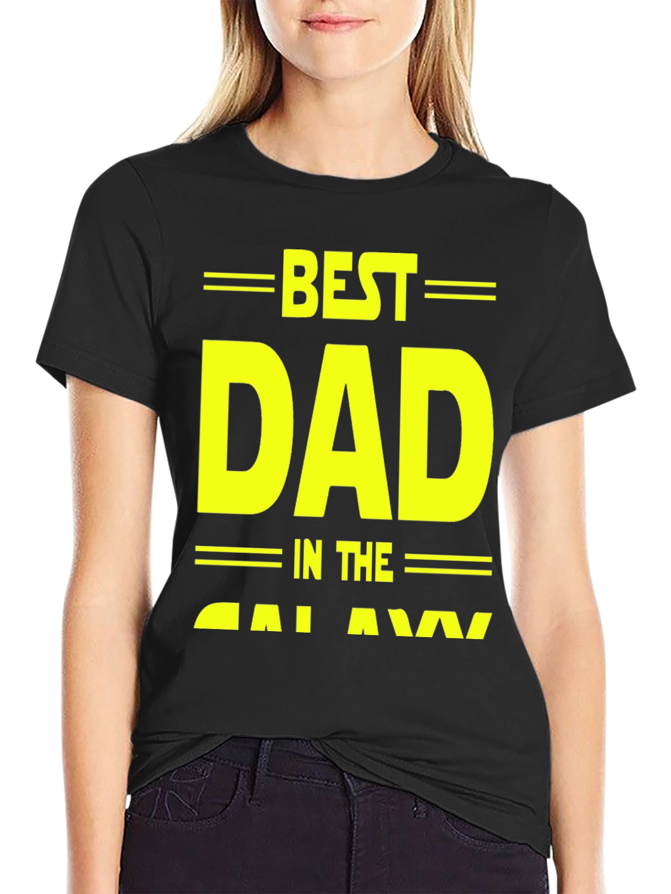 Best Dad in the Galaxy Graphic T-Shirt