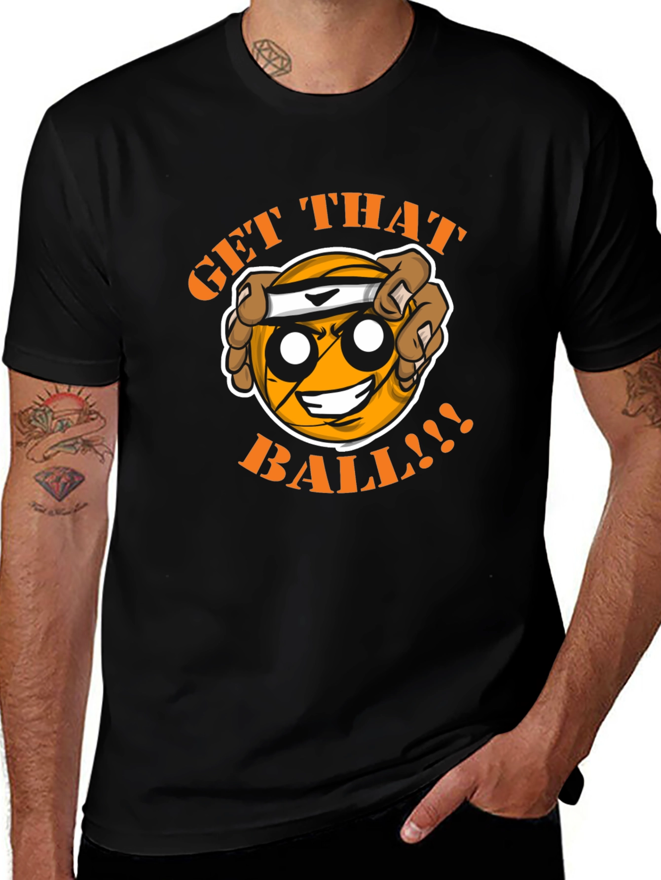Get That Ball T-Shirt - Funny Basketball Graphic Tee
