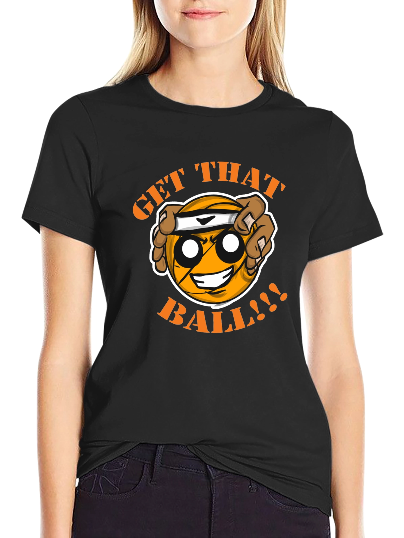 Get That Ball T-Shirt - Funny Basketball Graphic Tee