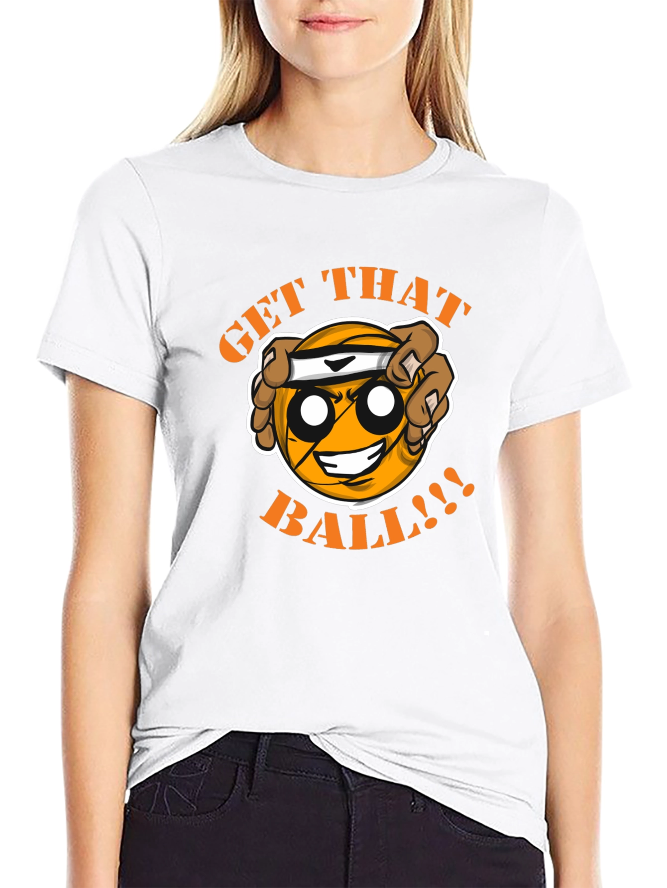 Get That Ball T-Shirt - Funny Basketball Graphic Tee
