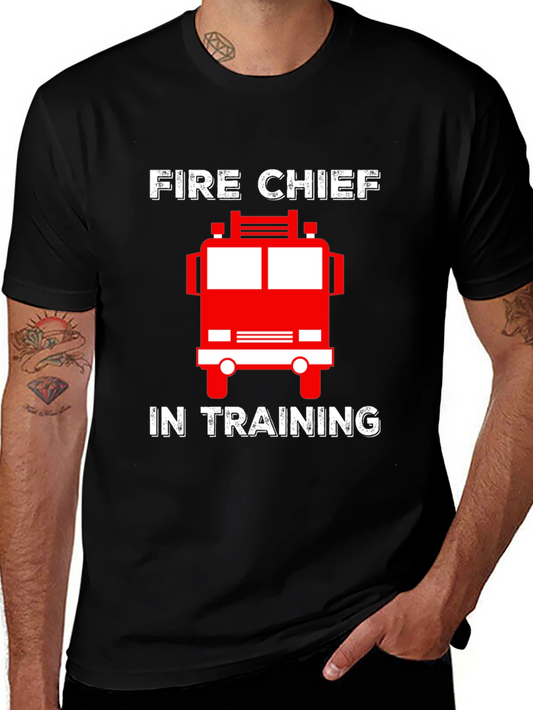 Fire Chief in Training Graphic T-Shirt