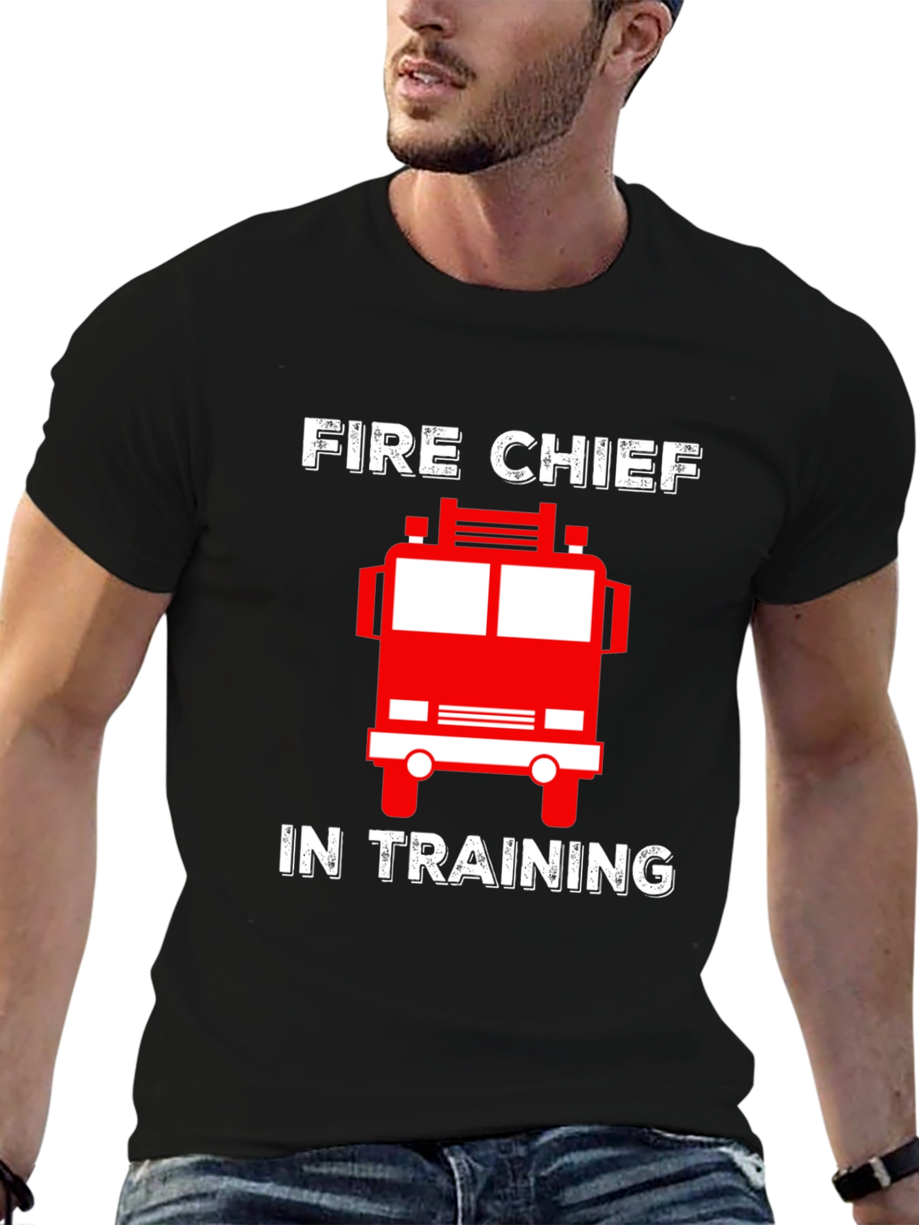 Fire Chief in Training Graphic T-Shirt