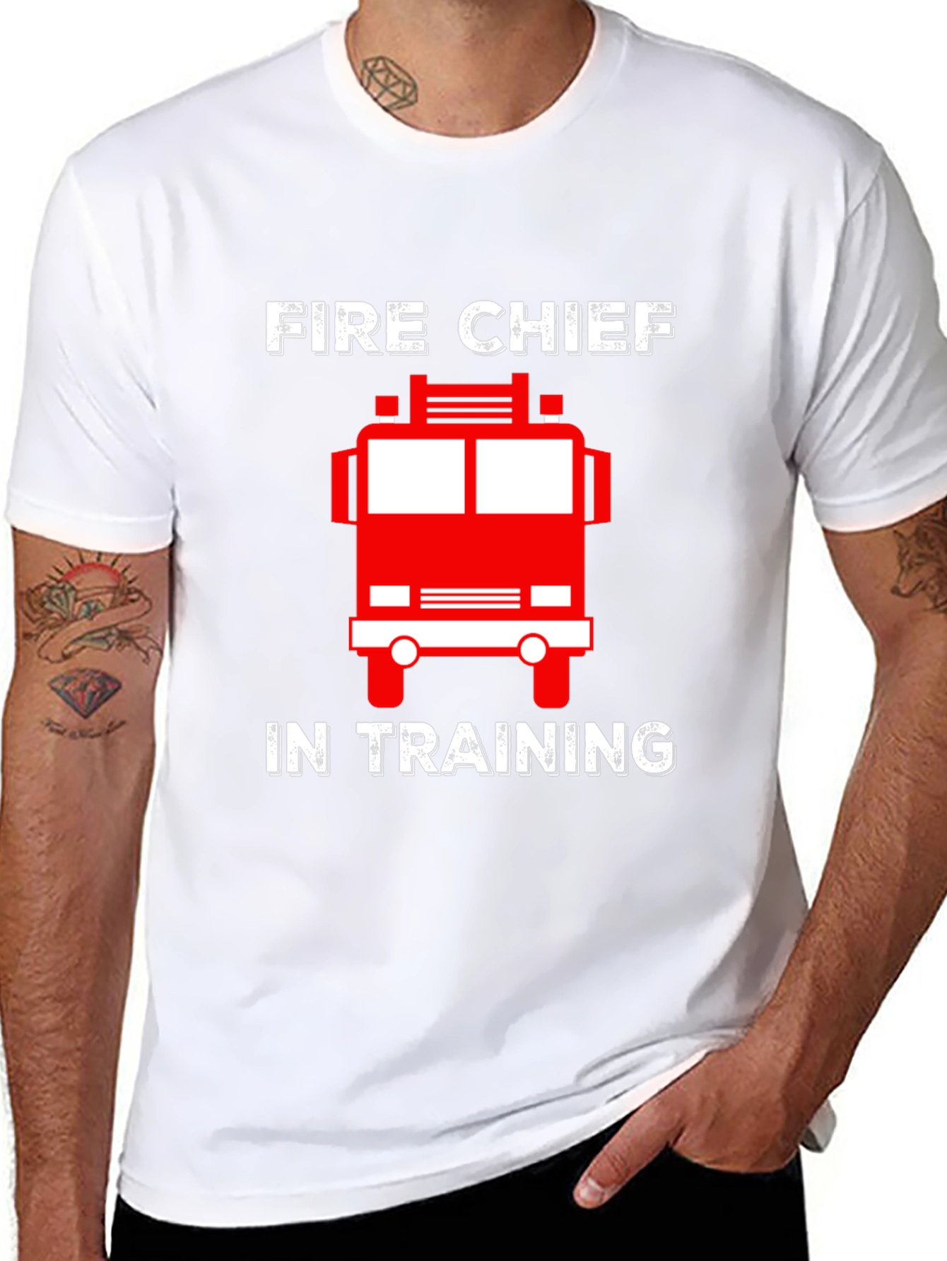 Fire Chief in Training Graphic T-Shirt
