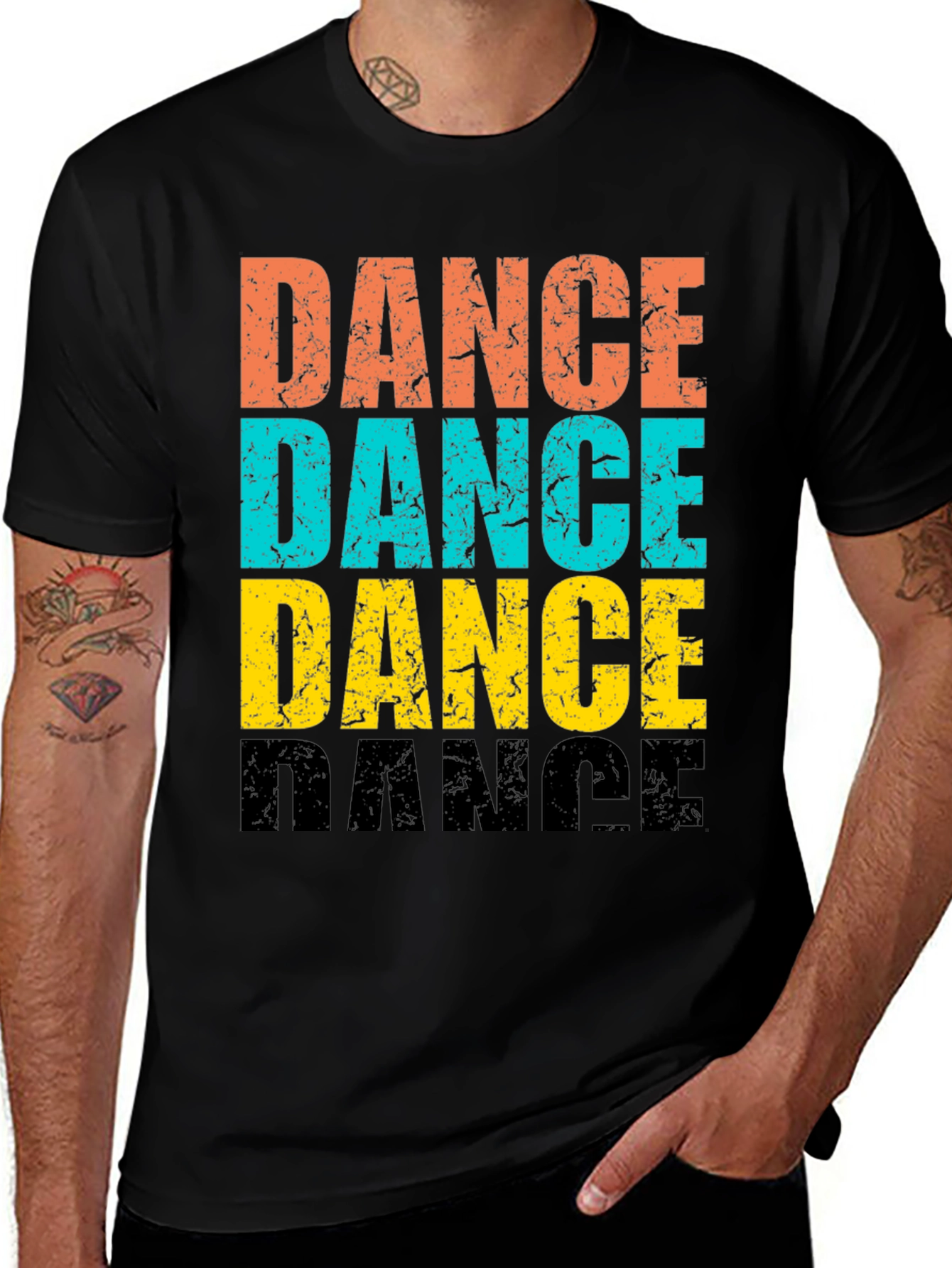 Dance Graphic Tee - Funky & Vibrant