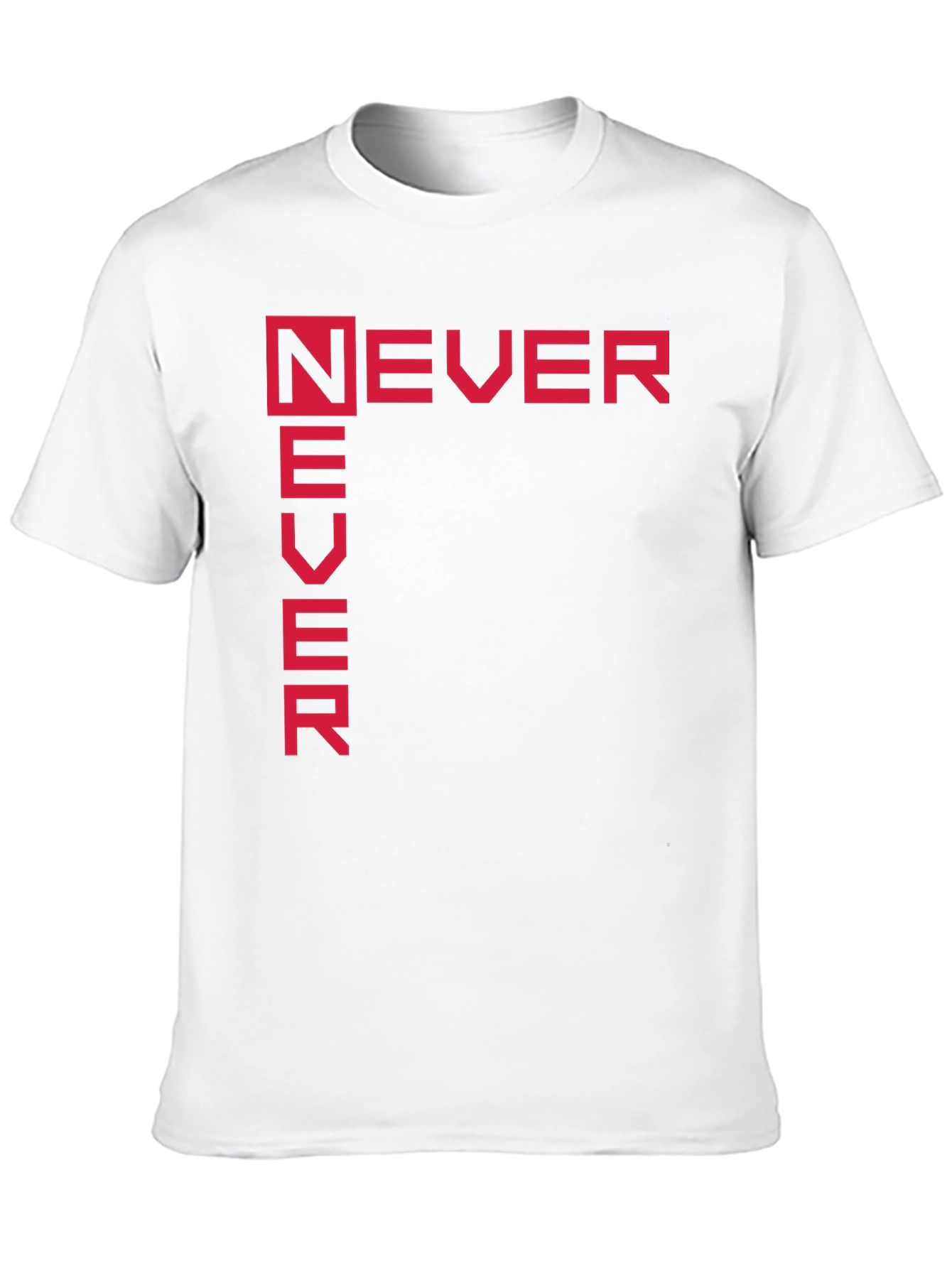 Never Never Black Graphic Tee Shirt