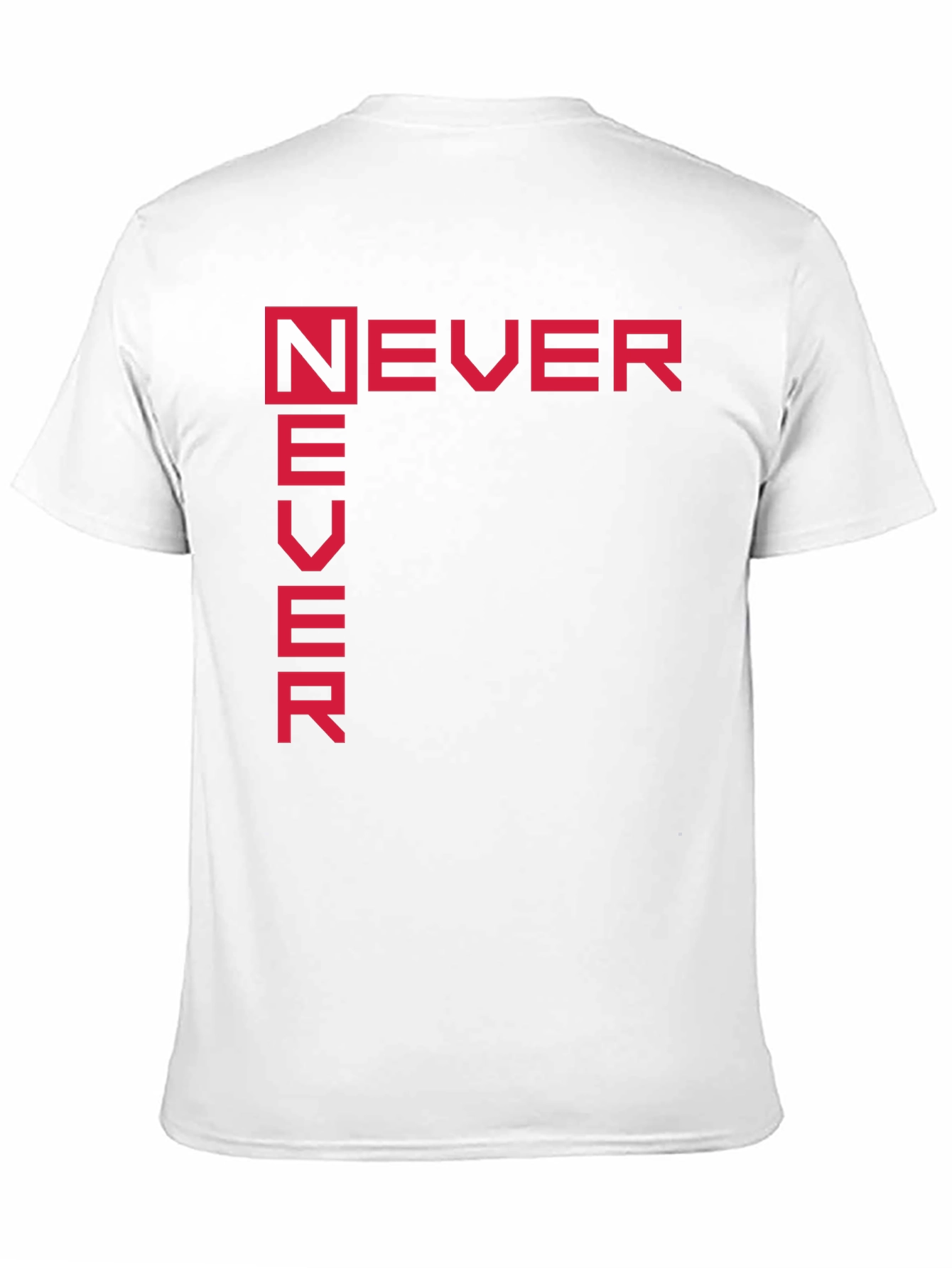 Never Never Black Graphic Tee Shirt