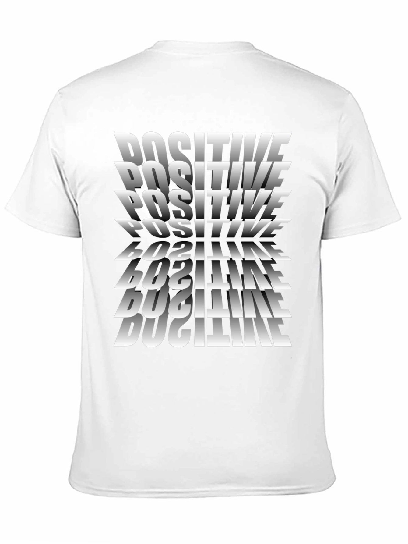 Positive Graphic Tee - Black Casual Shirt