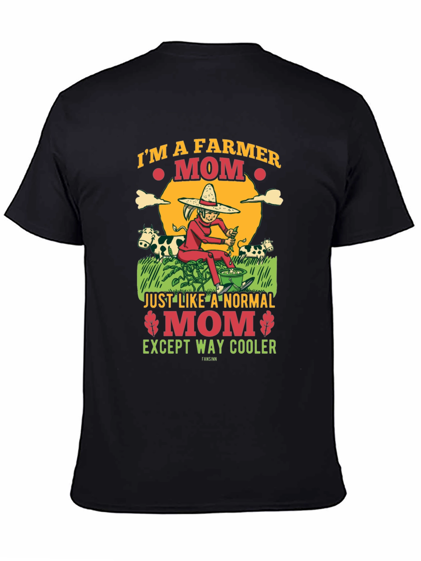 Farmer Mom Graphic Tee - Cool Mothers Day Gift