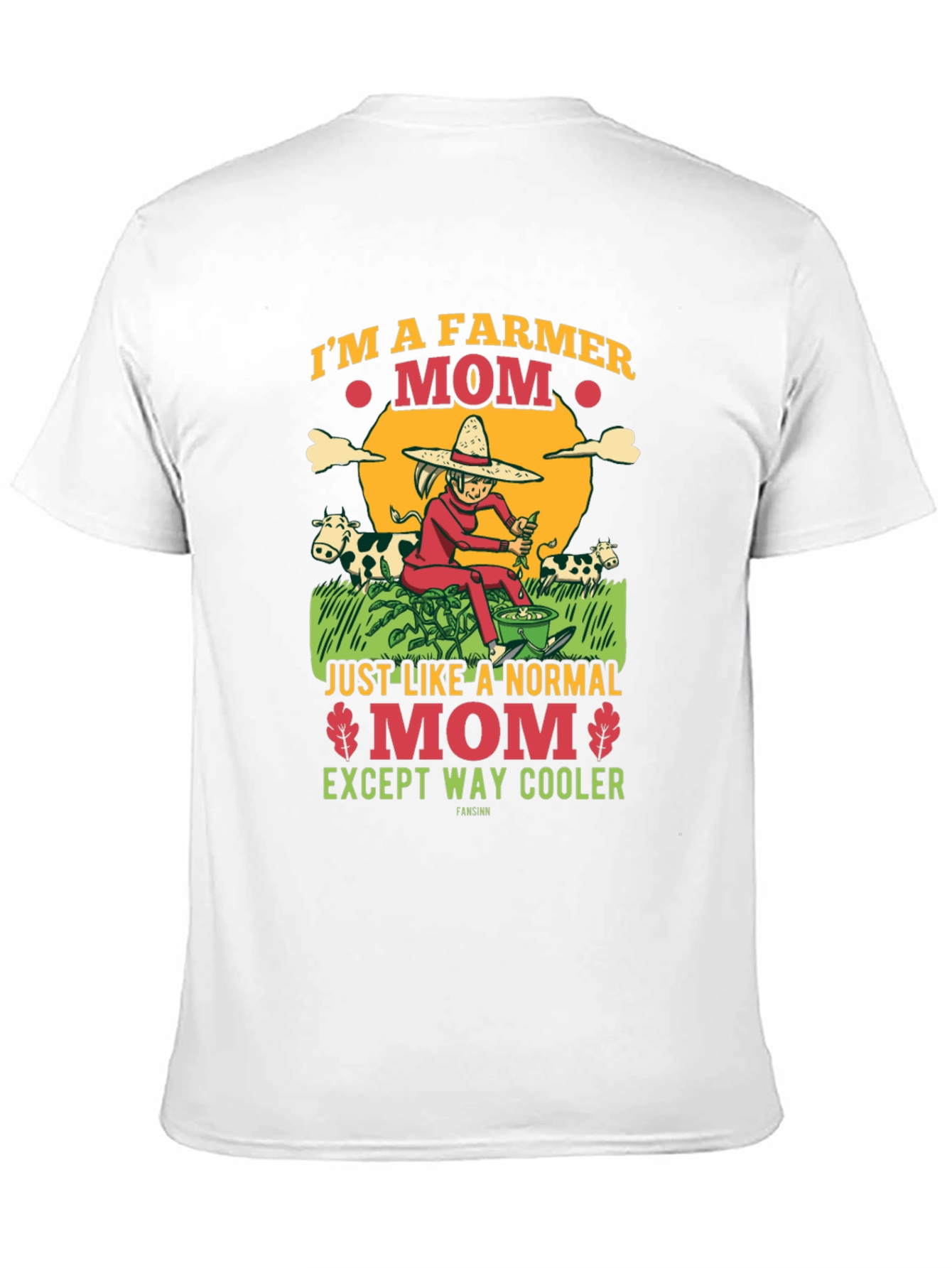 Farmer Mom Graphic Tee - Cool Mothers Day Gift