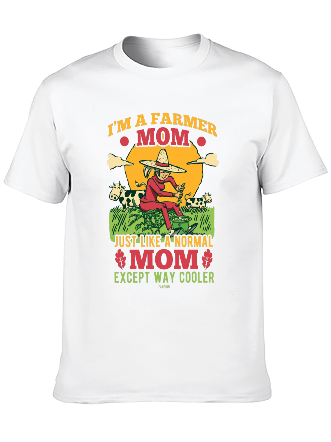 Farmer Mom Graphic Tee - Cool Mothers Day Gift