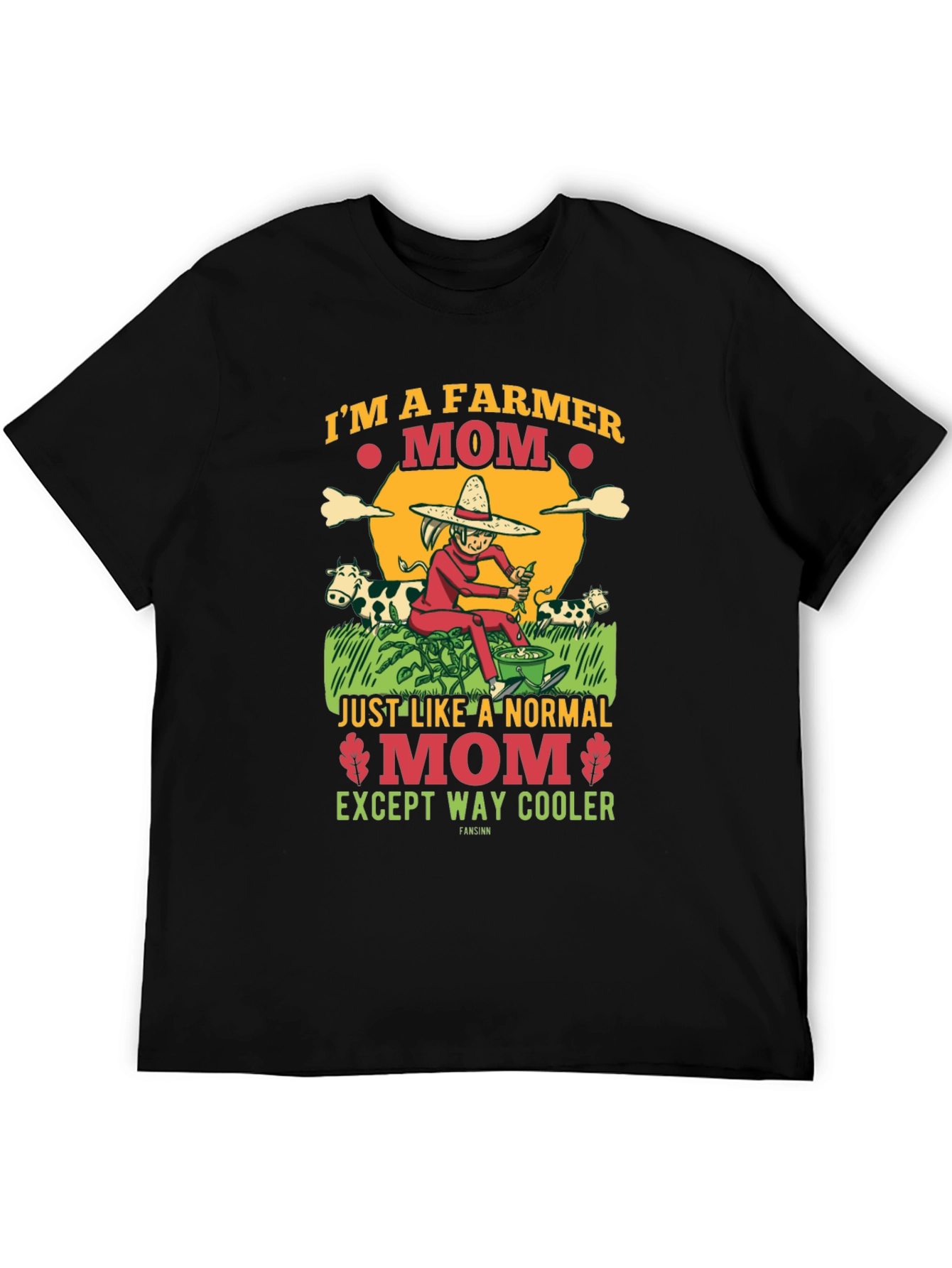 Farmer Mom Graphic Tee - Cool Mothers Day Gift
