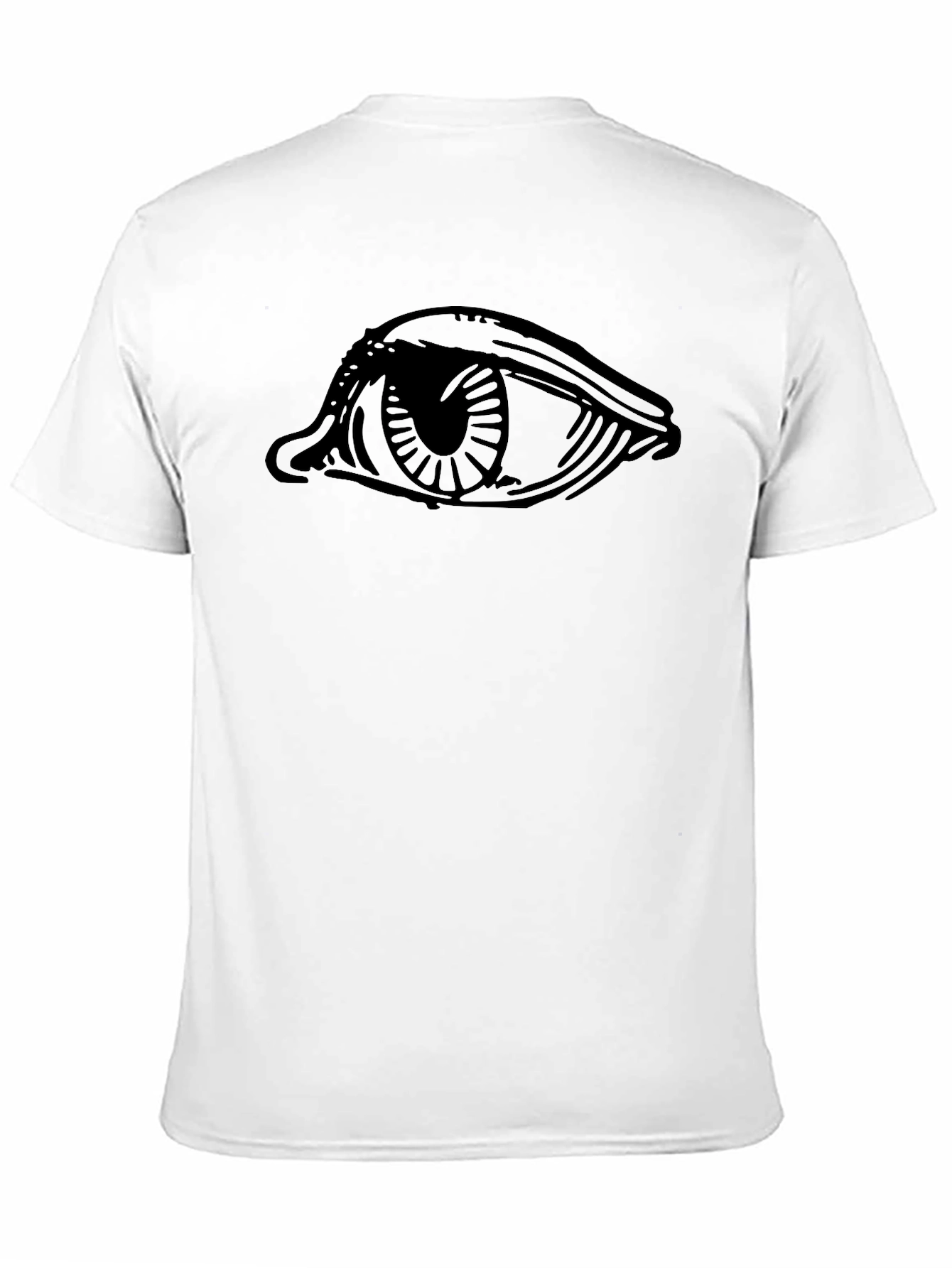 Eye Graphic Black T-Shirt - Modern Casual Tee