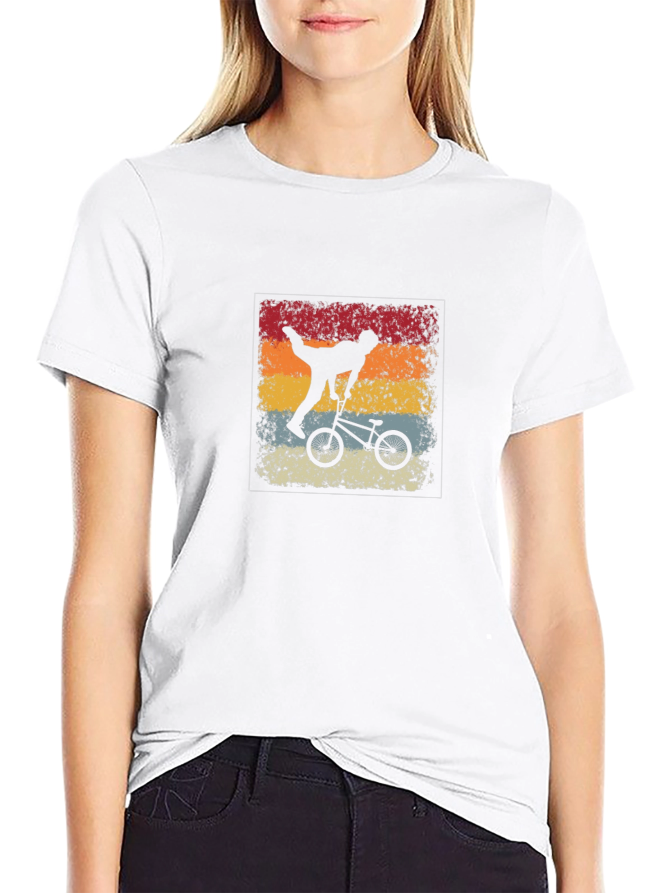 Retro BMX Rider Graphic Tee
