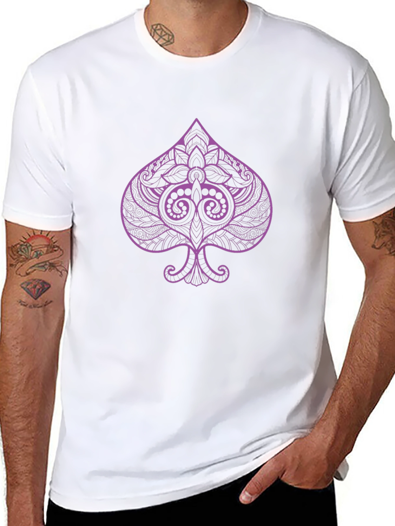 Ace of Spades Graphic Tee - Black