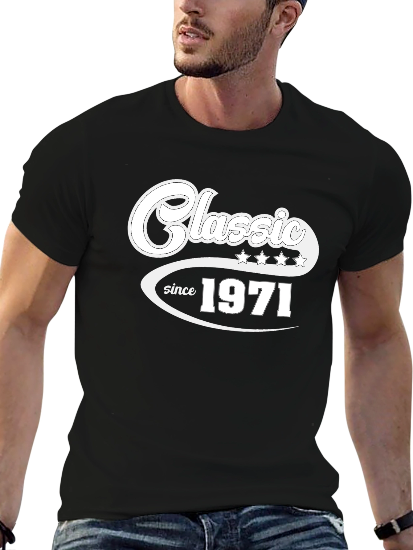 Classic Since 1971 Black T-Shirt