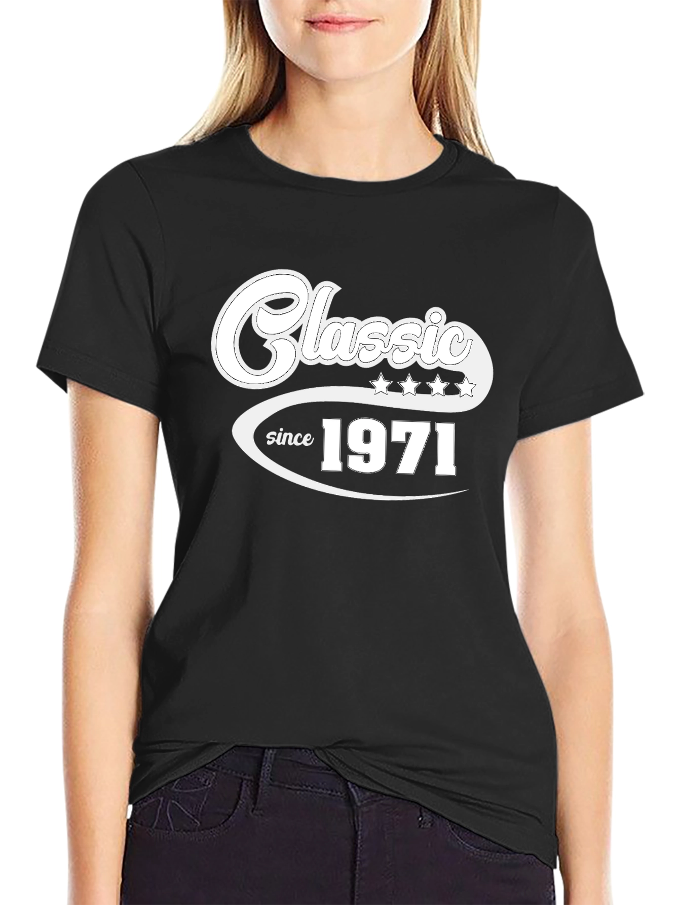 Classic Since 1971 Black T-Shirt