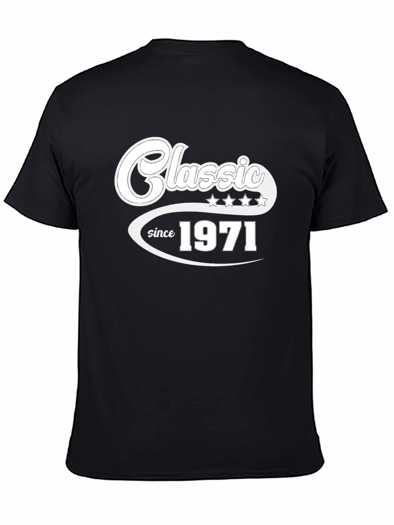 Classic Since 1971 Black T-Shirt