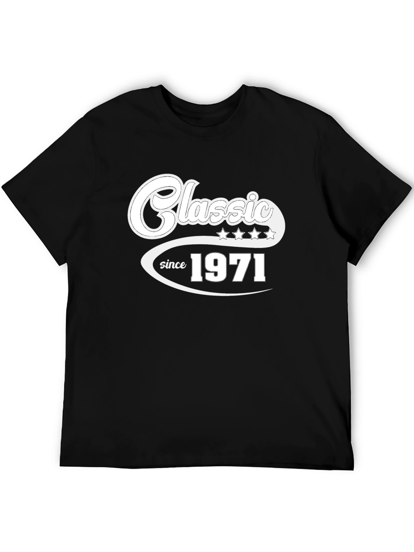 Classic Since 1971 Black T-Shirt