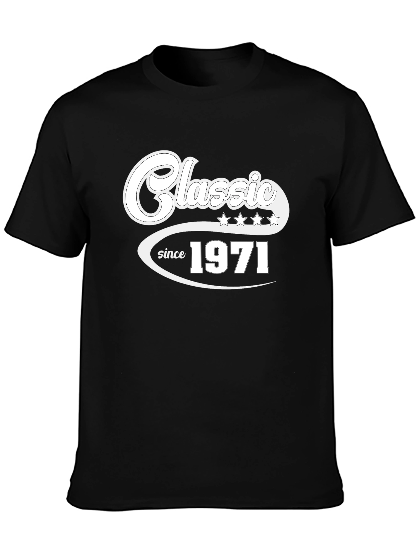Classic Since 1971 Black T-Shirt