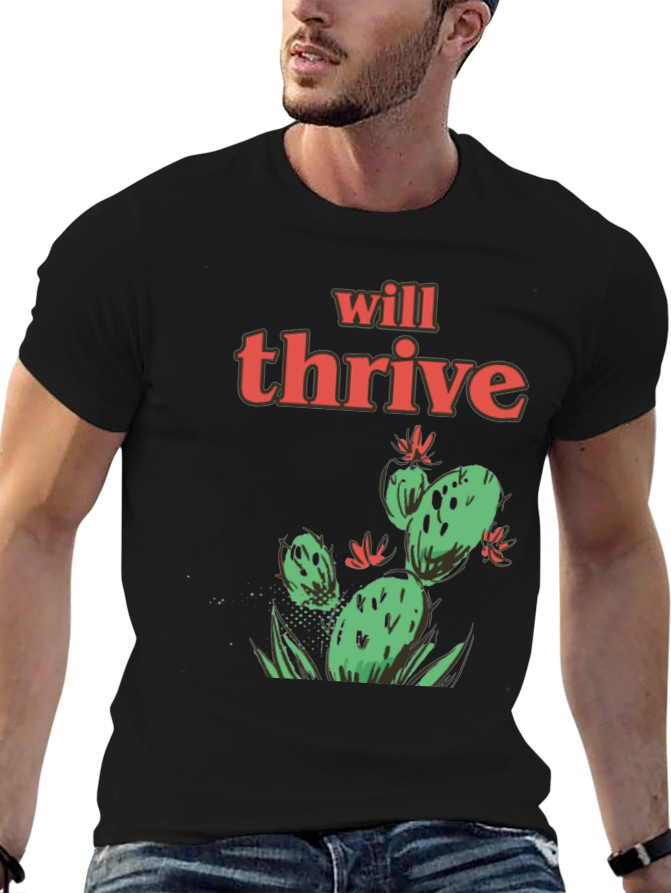 Will Thrive Cactus Graphic Tee