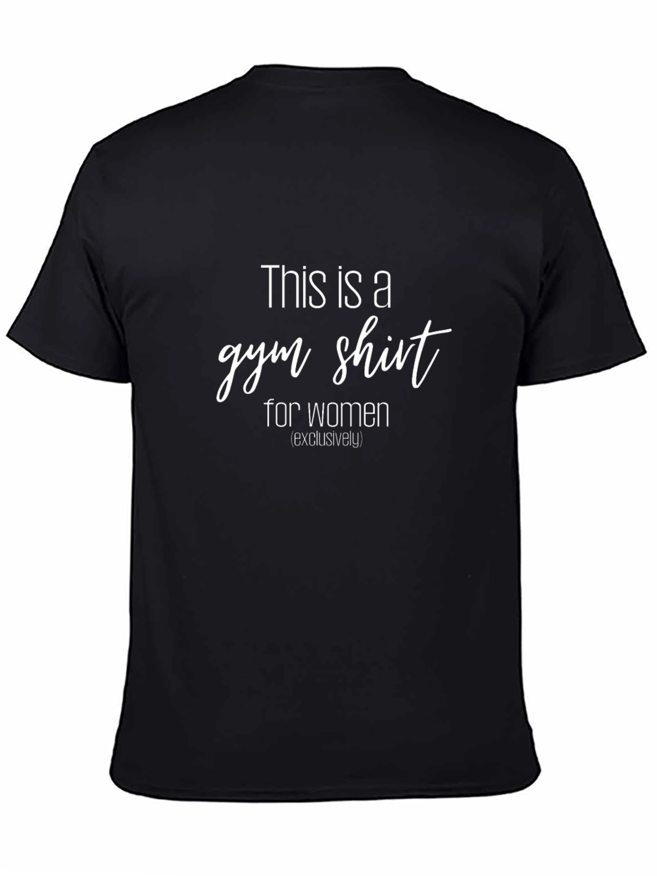 Gym Shirt for Women Exclusively - Black Tee
