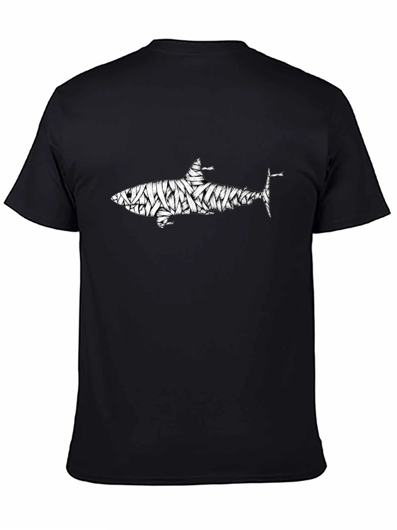 Shark Mummy T-Shirt - Unique Graphic Tee