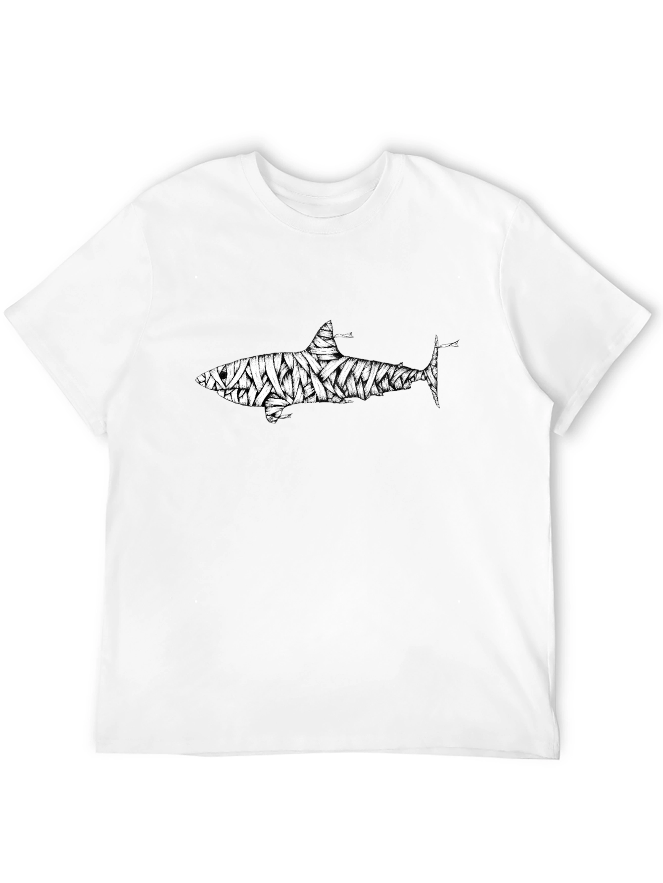 Shark Mummy T-Shirt - Unique Graphic Tee