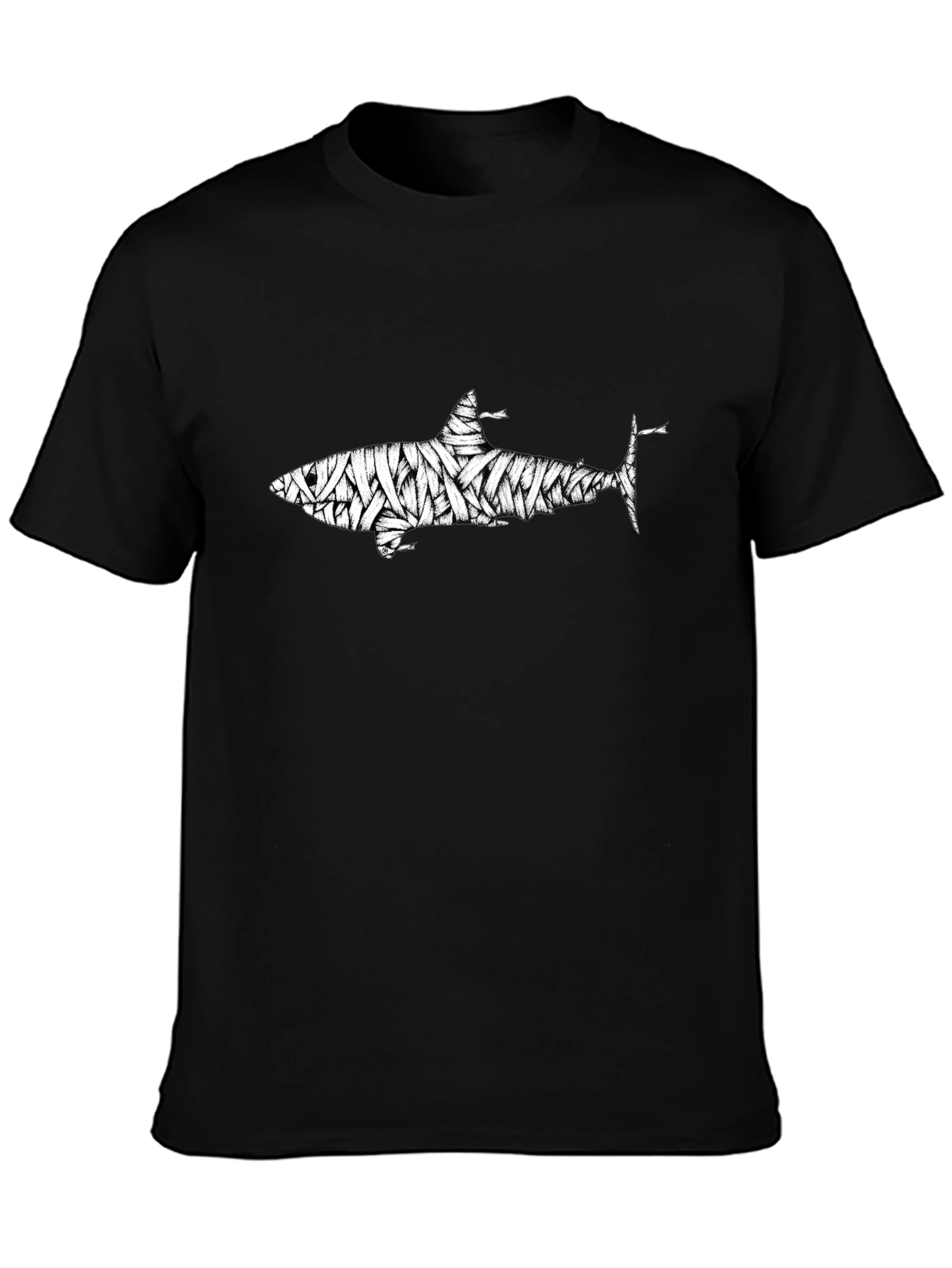 Shark Mummy T-Shirt - Unique Graphic Tee