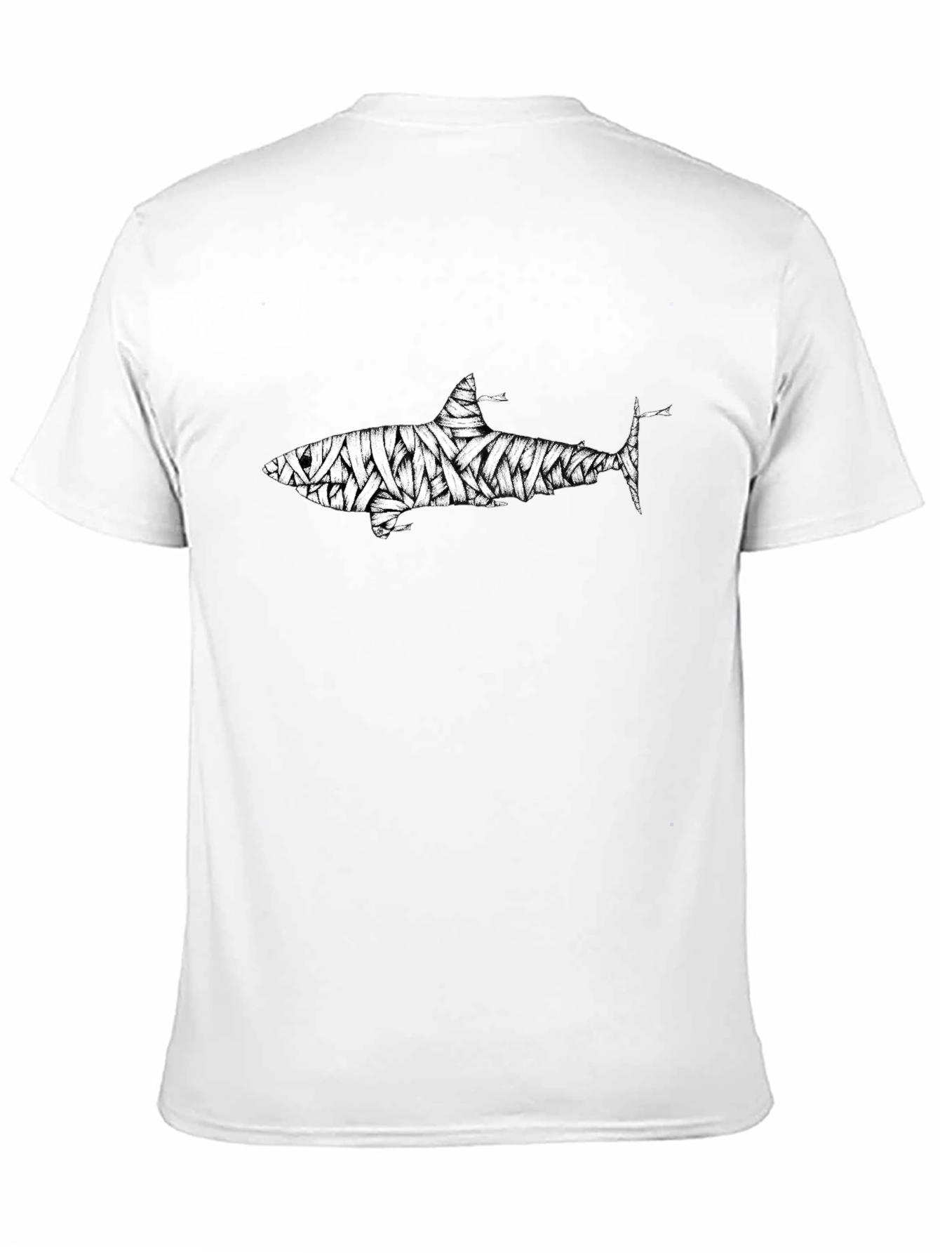 Shark Mummy T-Shirt - Unique Graphic Tee