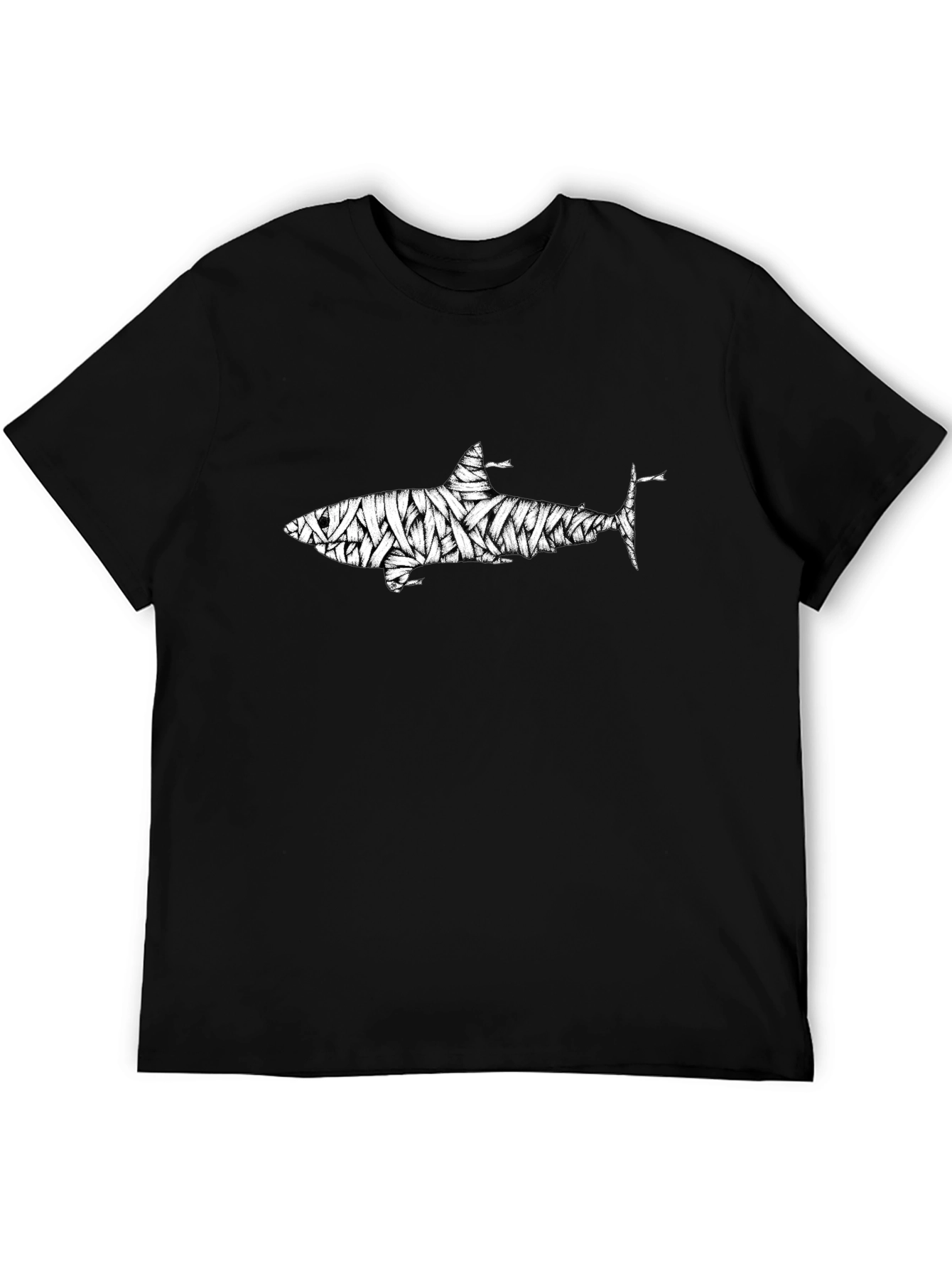 Shark Mummy T-Shirt - Unique Graphic Tee