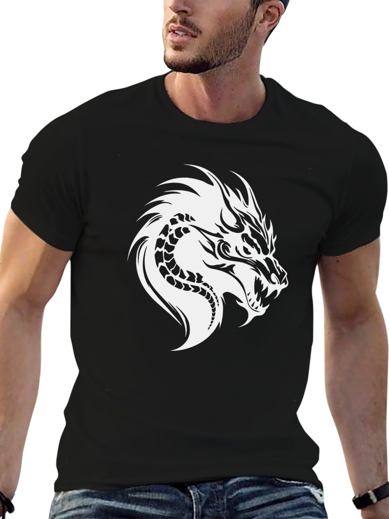 Dragon Graphic Black T-Shirt