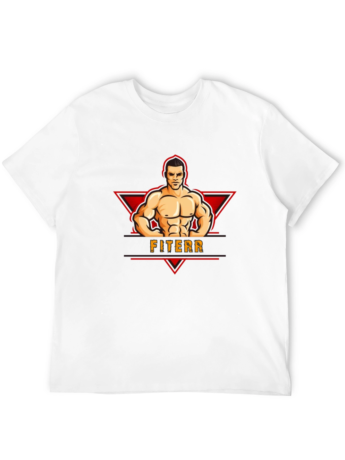 Fiterr Graphic Tee - Black T-Shirt