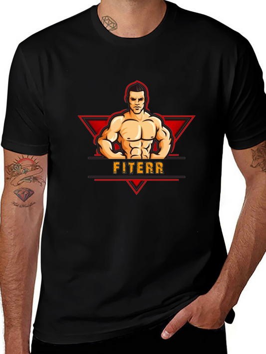 Fiterr Graphic Tee - Black T-Shirt