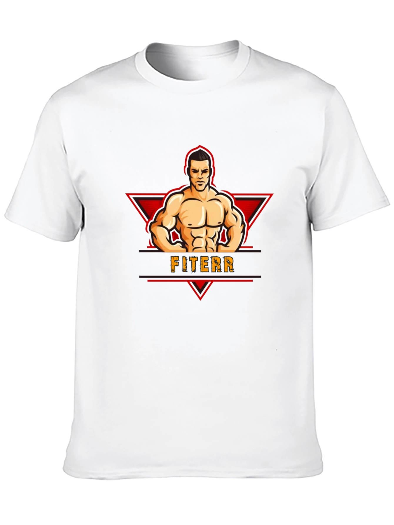 Fiterr Graphic Tee - Black T-Shirt
