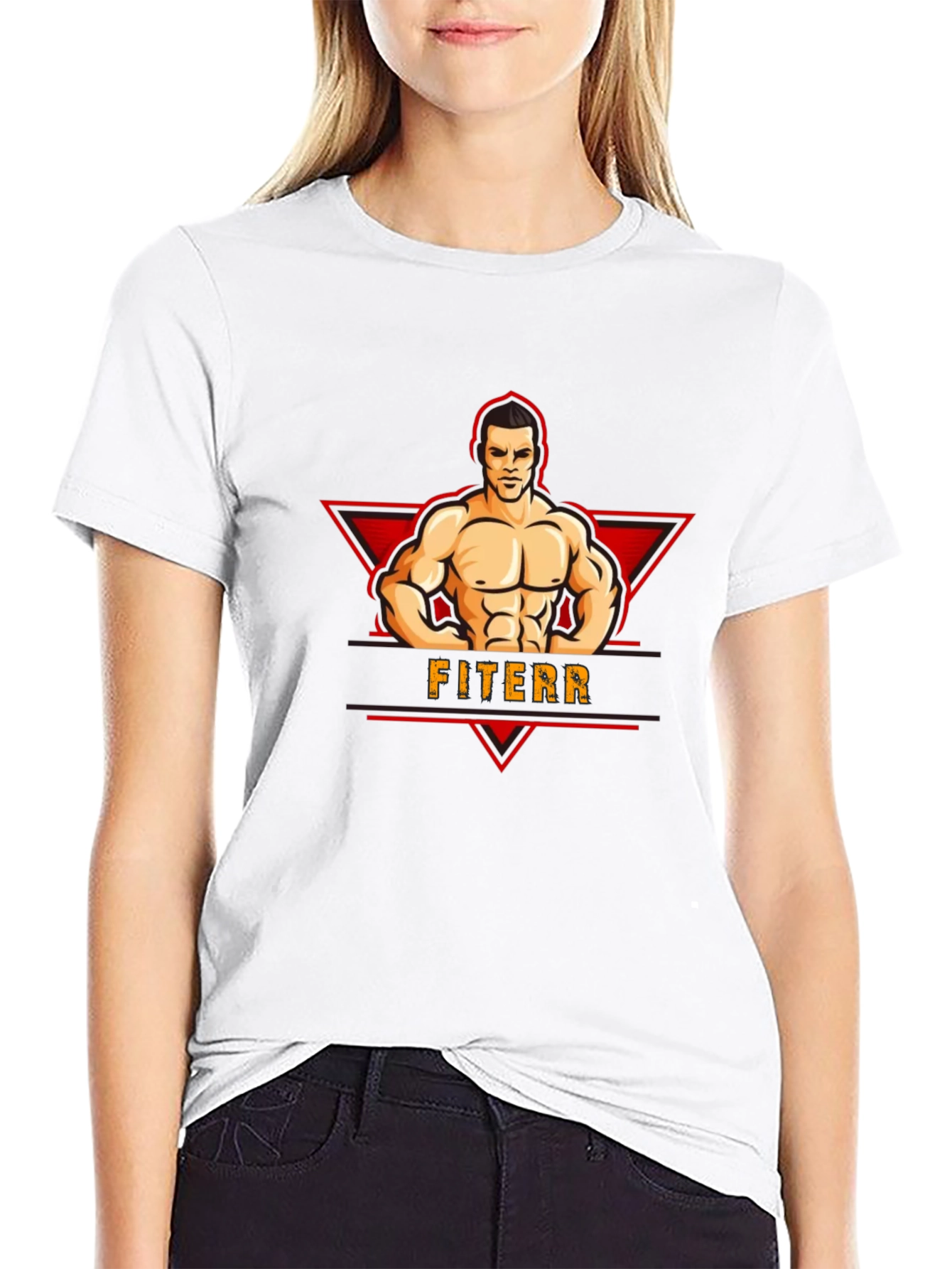Fiterr Graphic Tee - Black T-Shirt