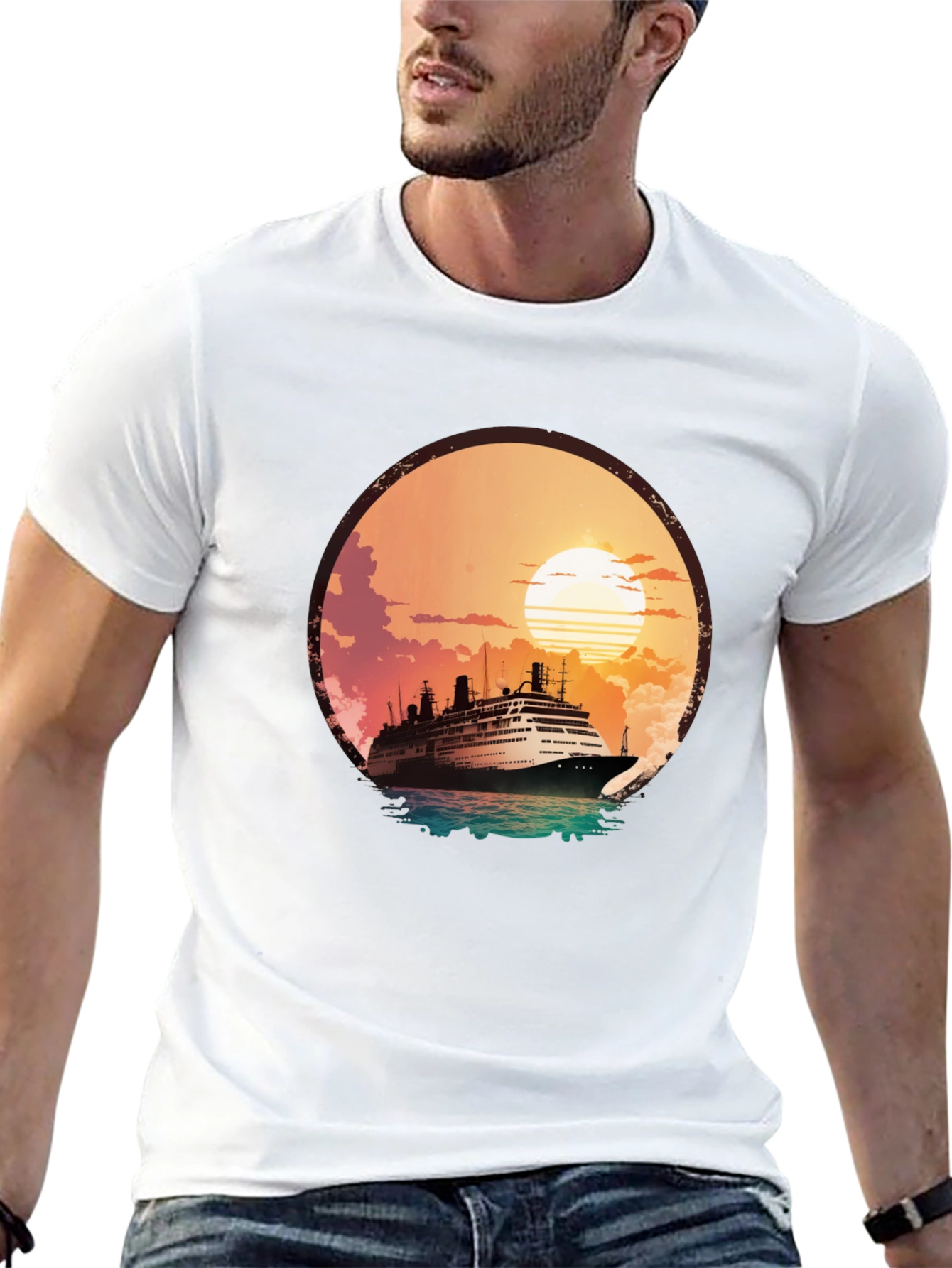 Sunset Cruise Graphic T-Shirt