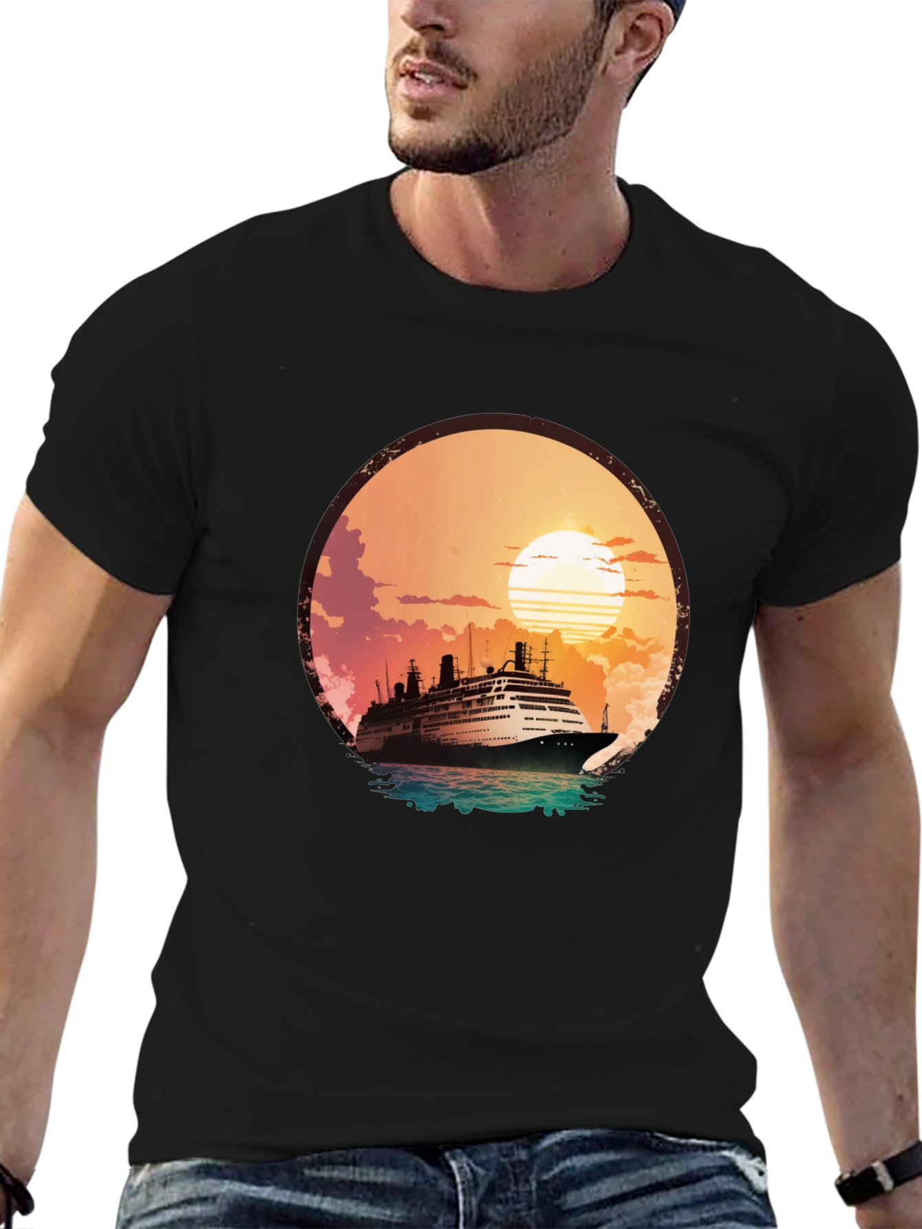 Sunset Cruise Graphic T-Shirt