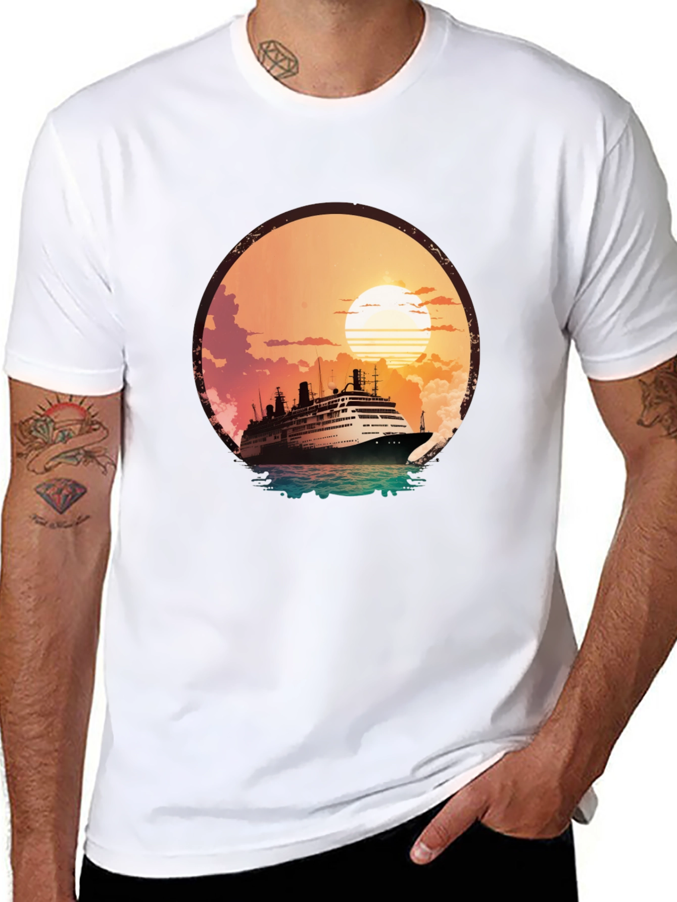 Sunset Cruise Graphic T-Shirt