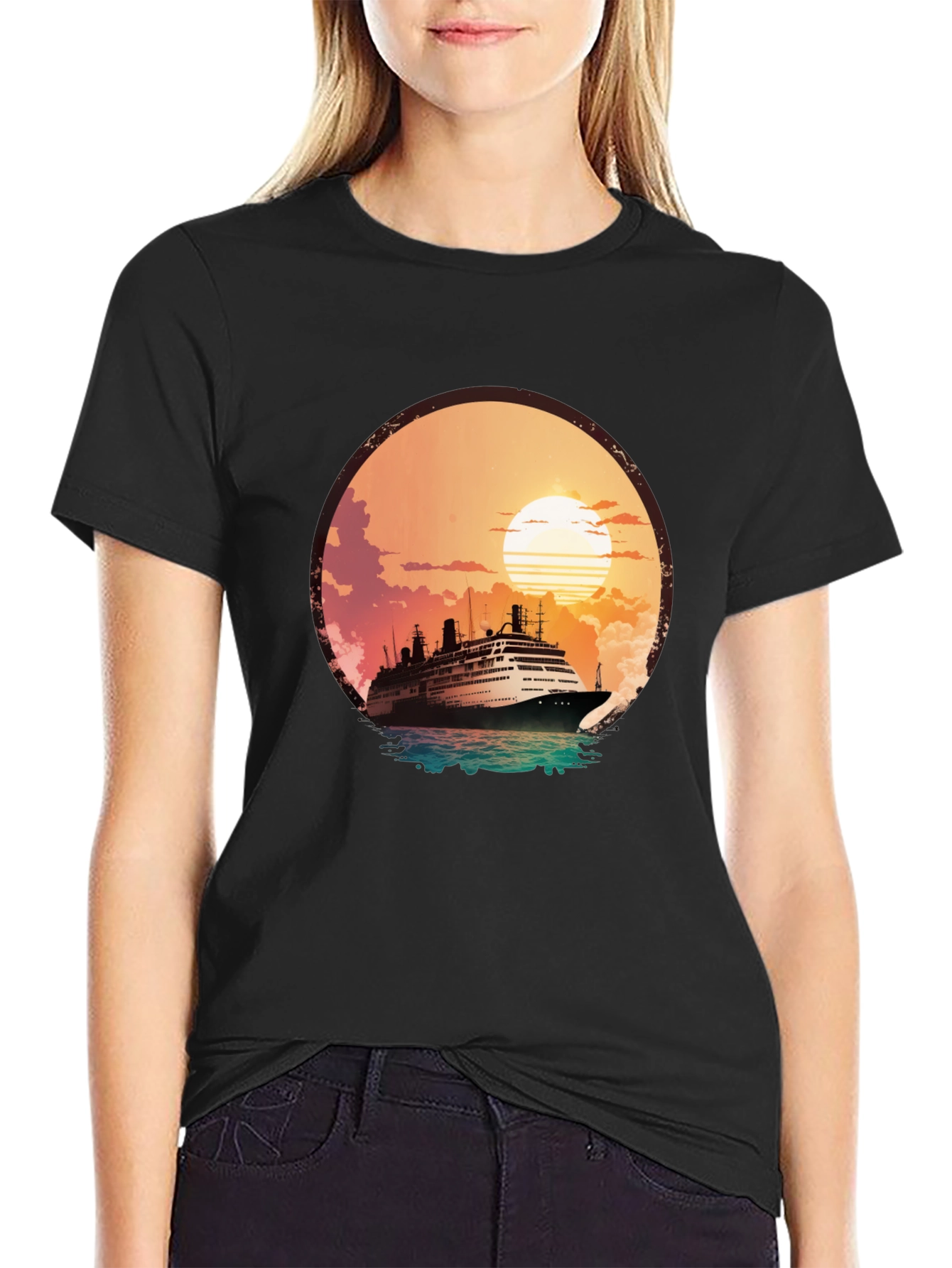 Sunset Cruise Graphic T-Shirt