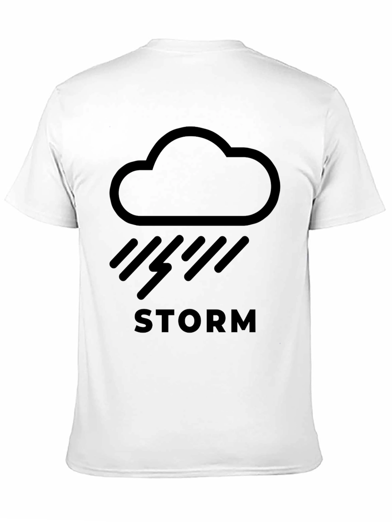 Storm Cloud Graphic T-Shirt - Weather Inspired Tee
