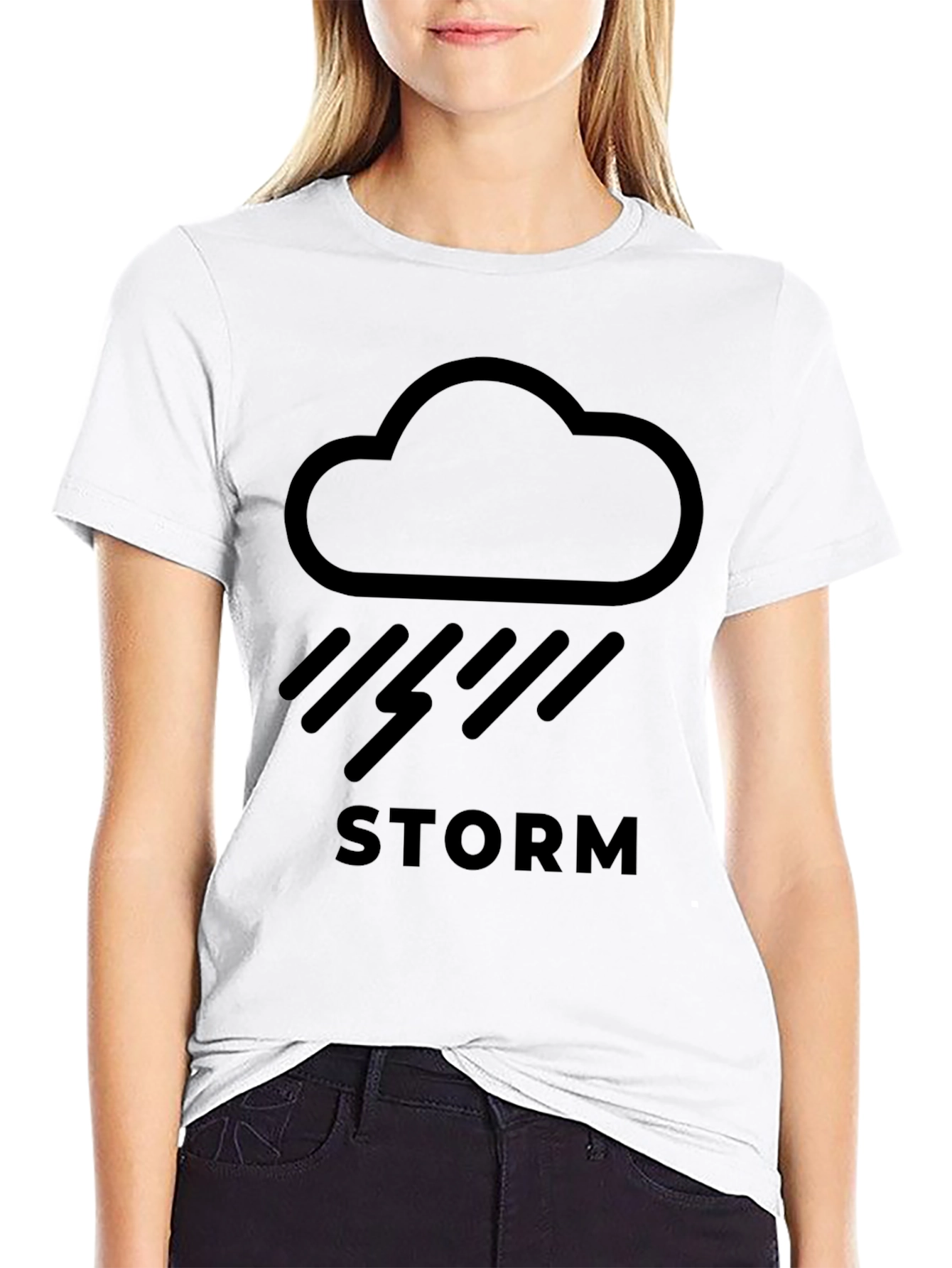 Storm Cloud Graphic T-Shirt - Weather Inspired Tee