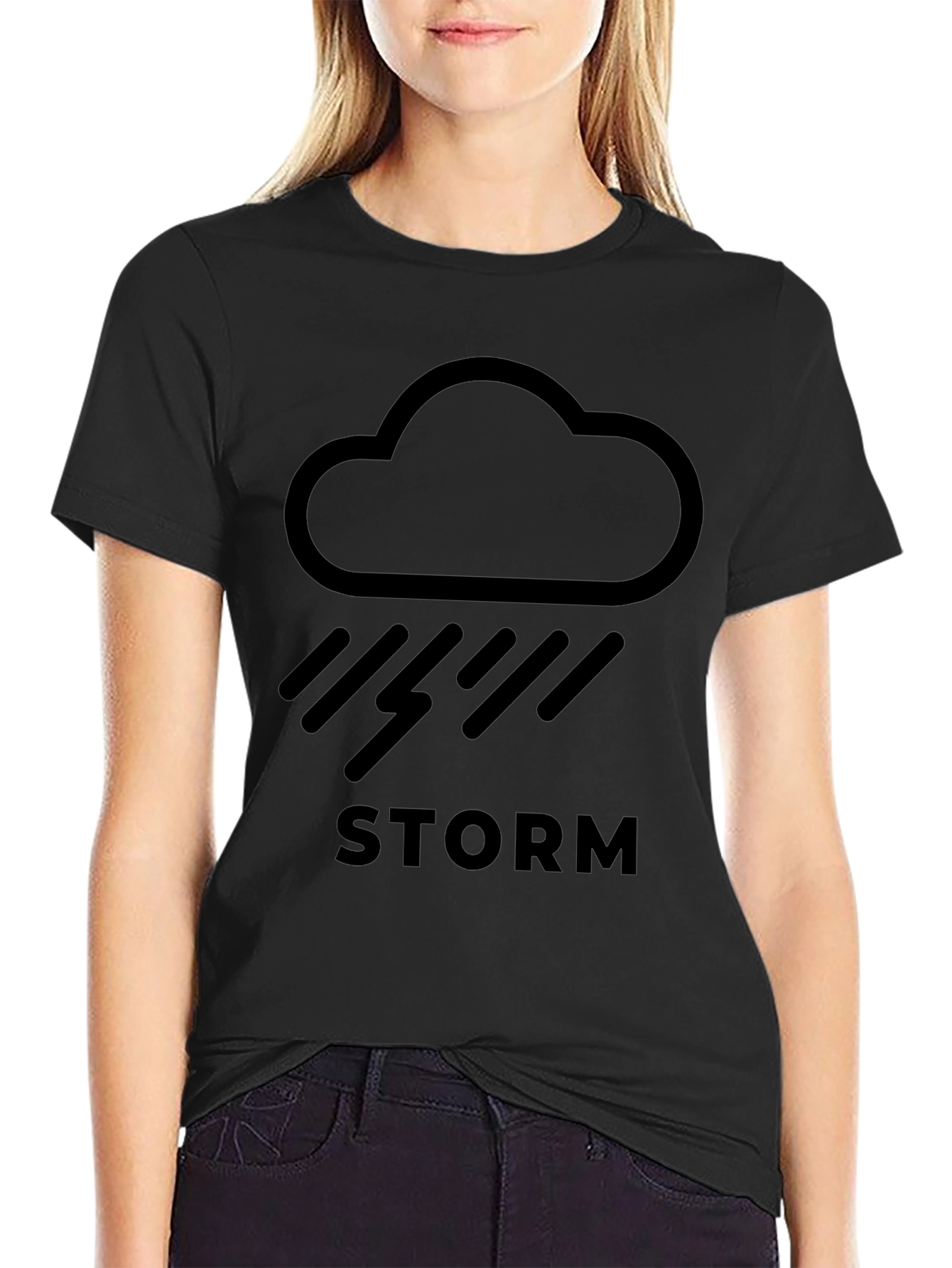 Storm Cloud Graphic T-Shirt - Weather Inspired Tee