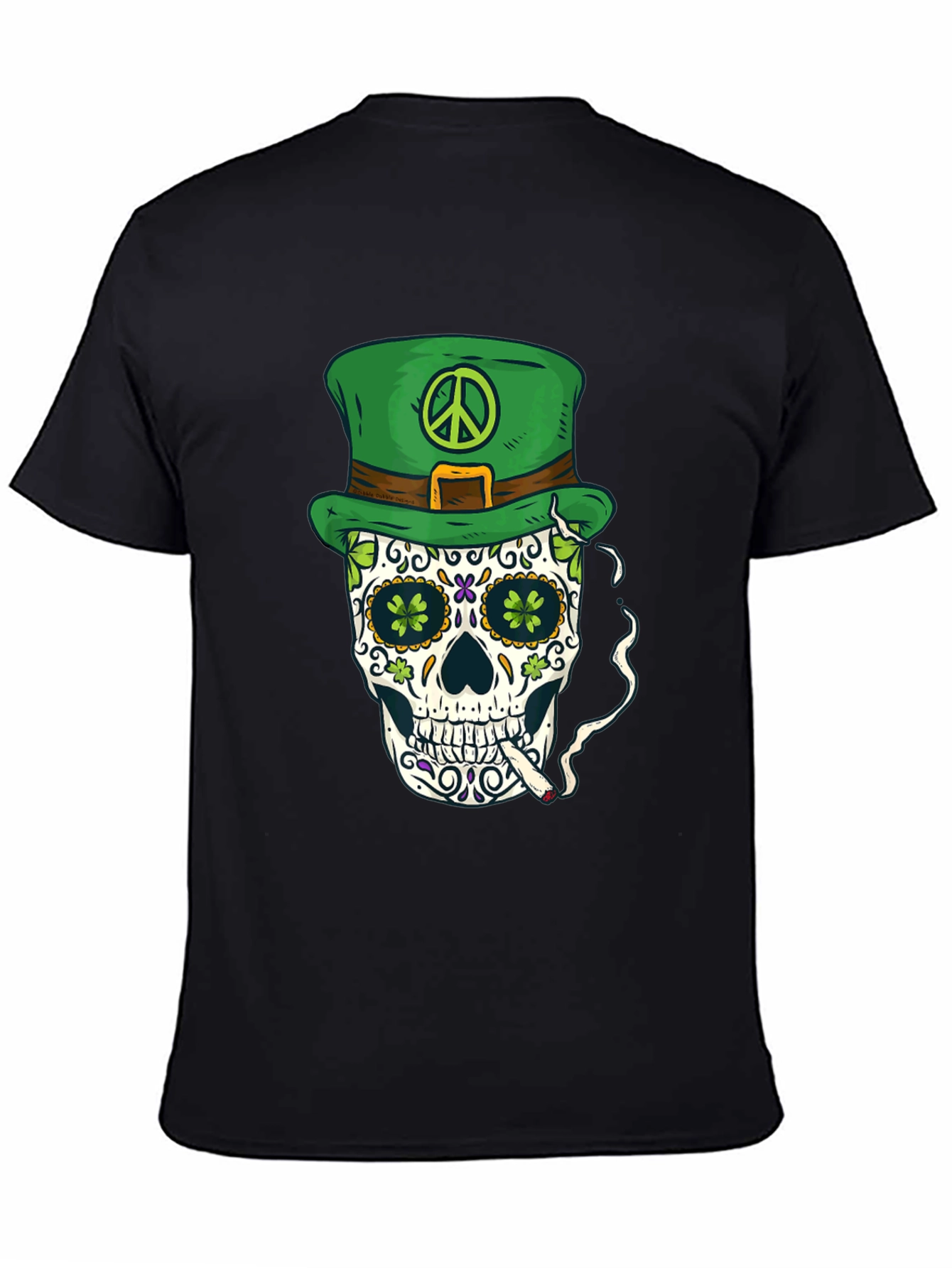 St. Patricks Day Skull T-Shirt