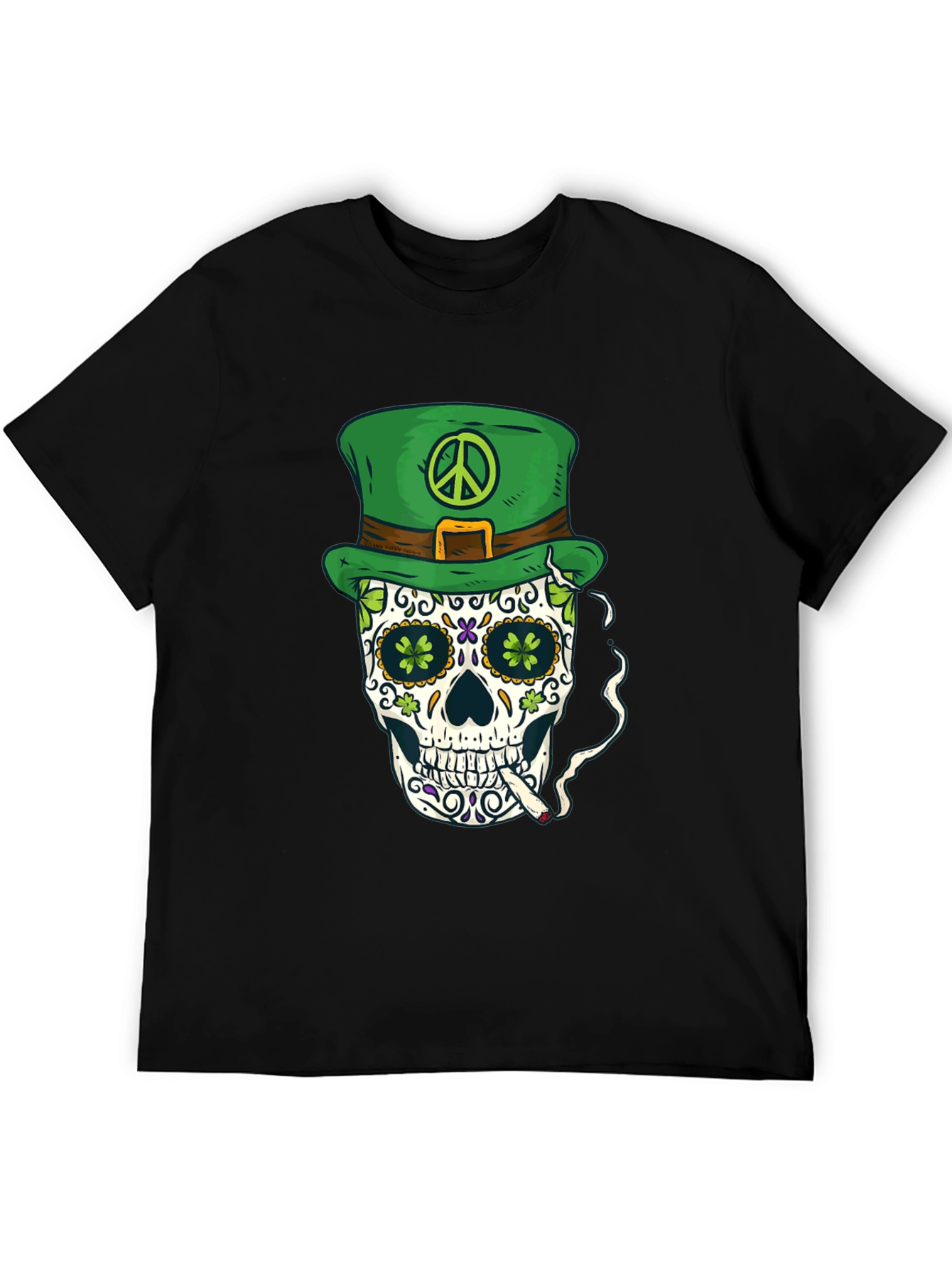 St. Patricks Day Skull T-Shirt