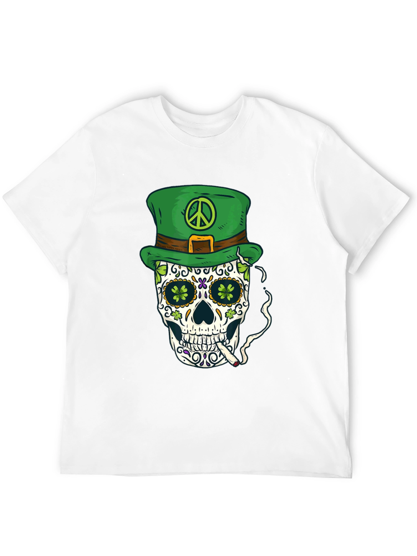 St. Patricks Day Skull T-Shirt